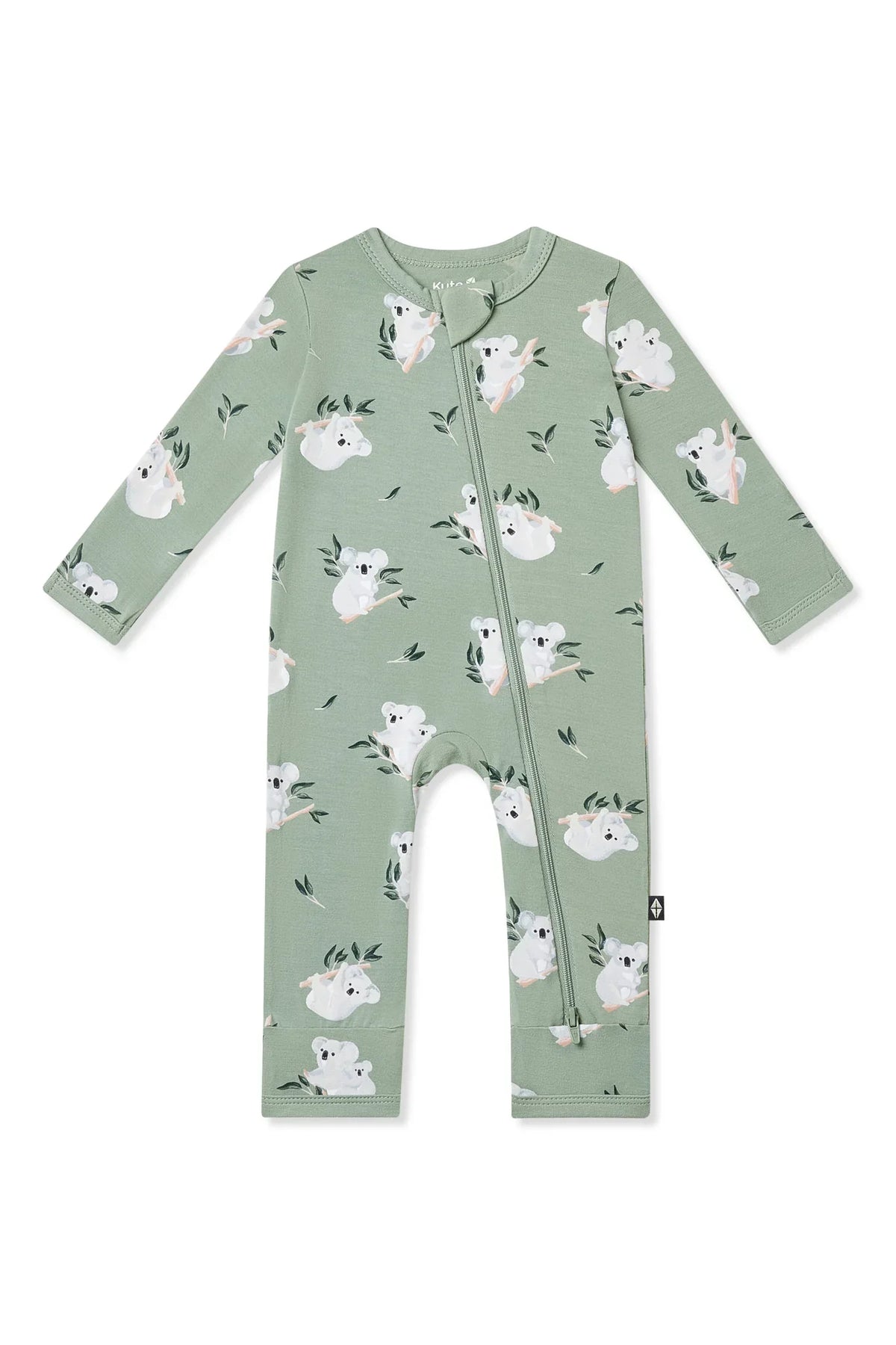 Zippered Romper in Koala Main image