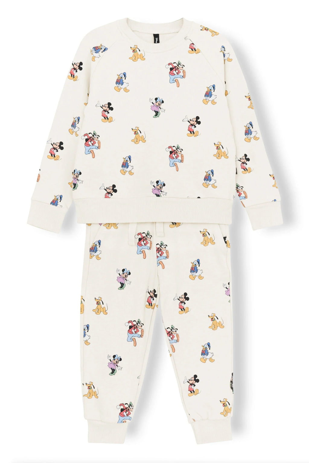 Long Sleeve Jogger Set in Mickey Mouse and Friends