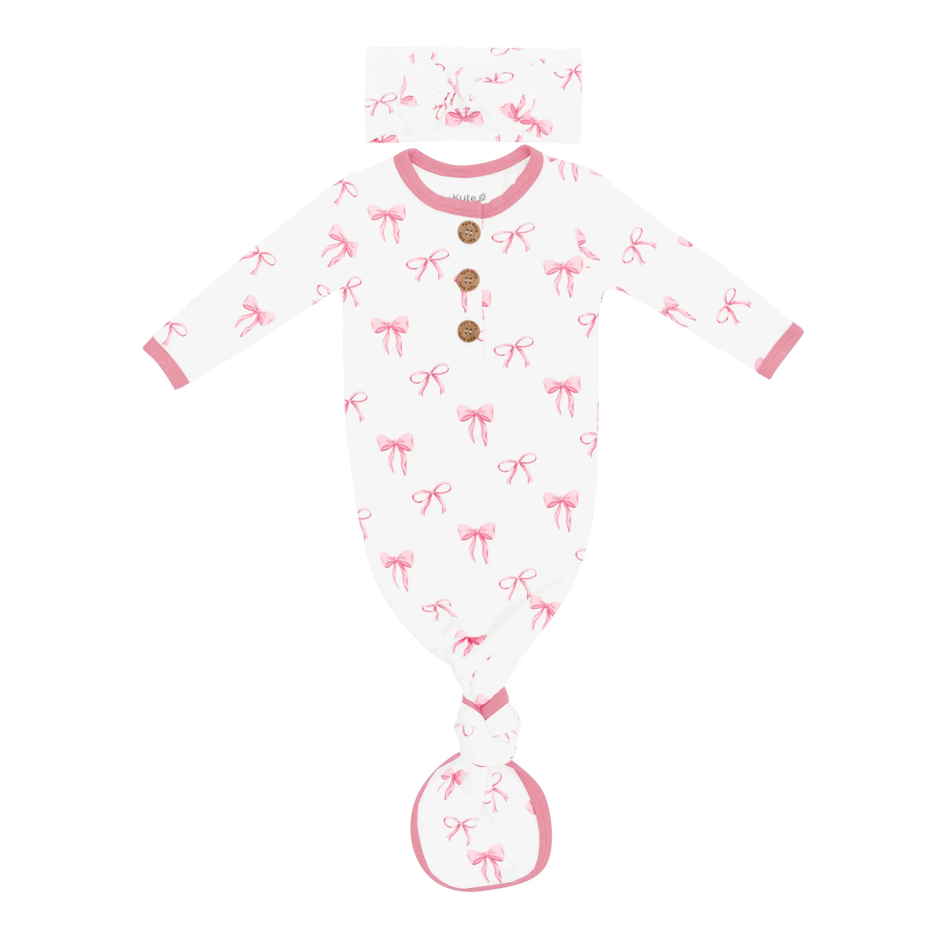 Knotted Gown with Bow Set in Bow Secondary image