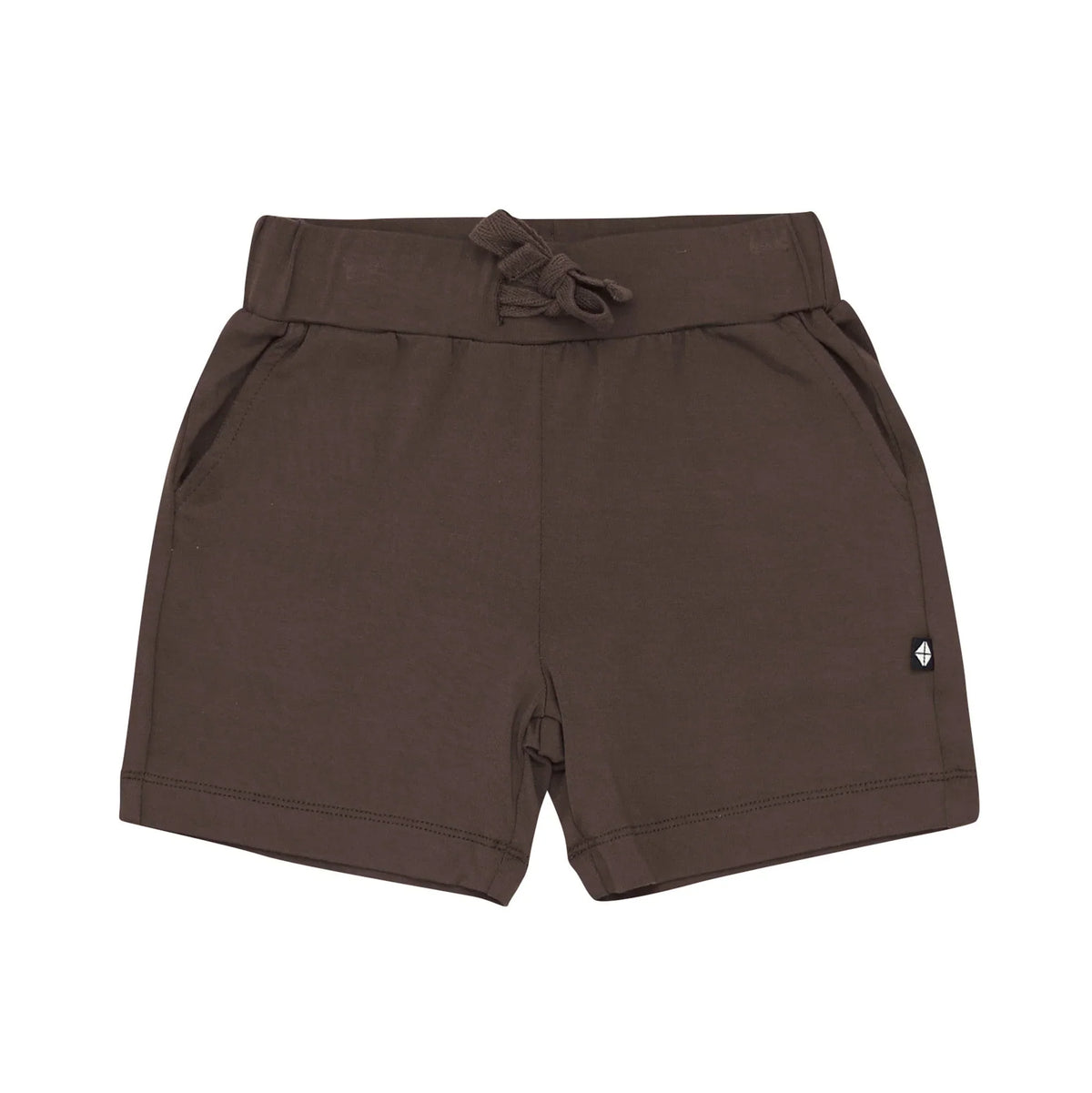 Drawstring Short in Espresso Main image
