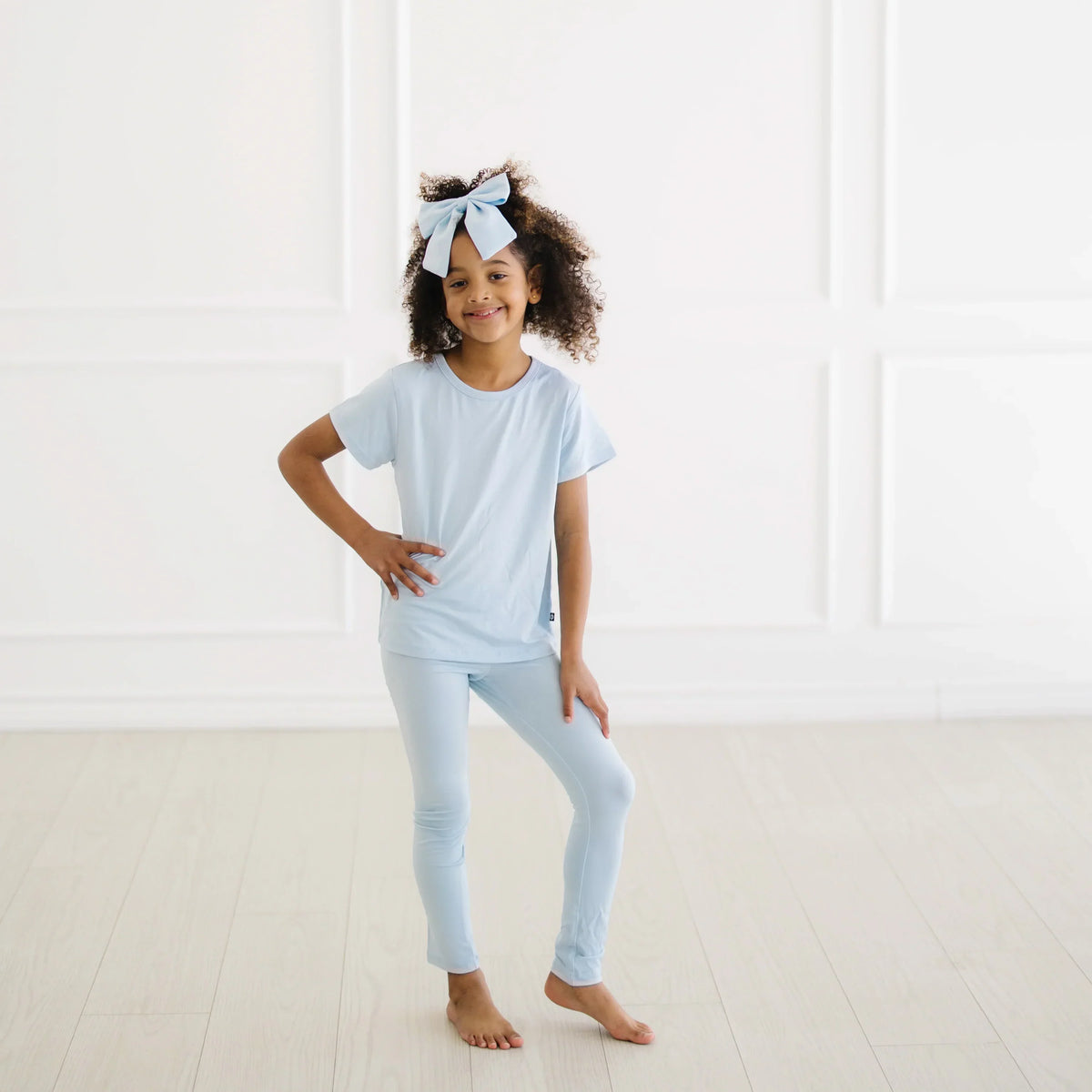 Toddler Basic Tee in Breeze Main image