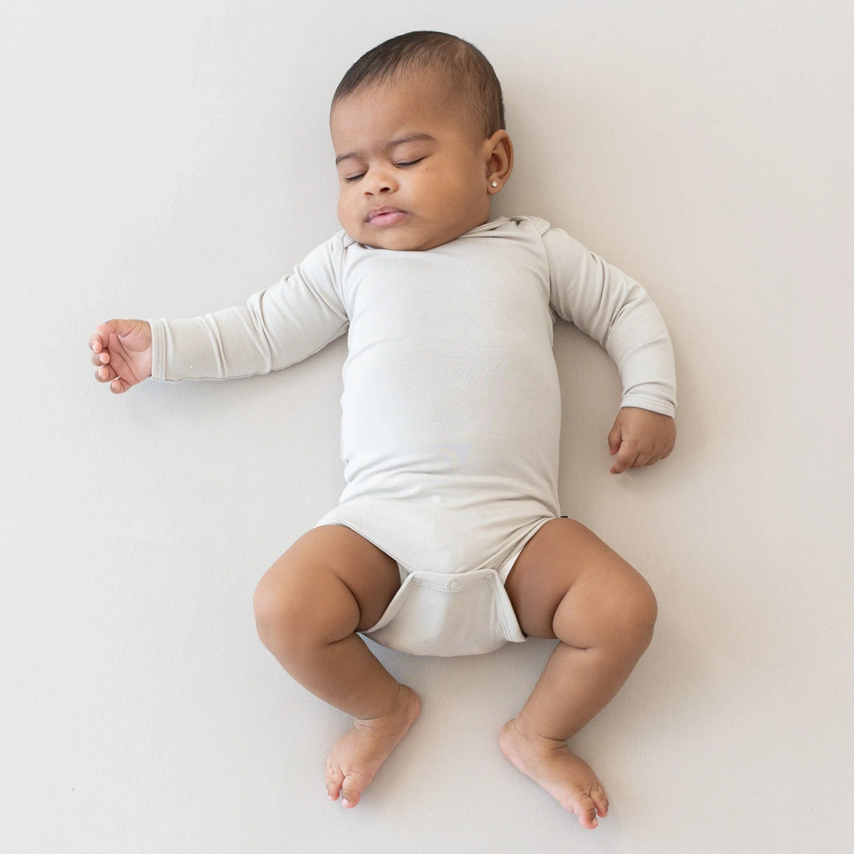 Long Sleeve Bodysuit in Oat Main image