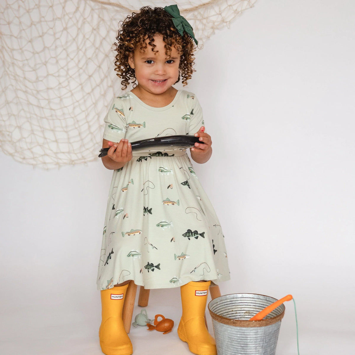 Twirl Dress in Fishing Main image
