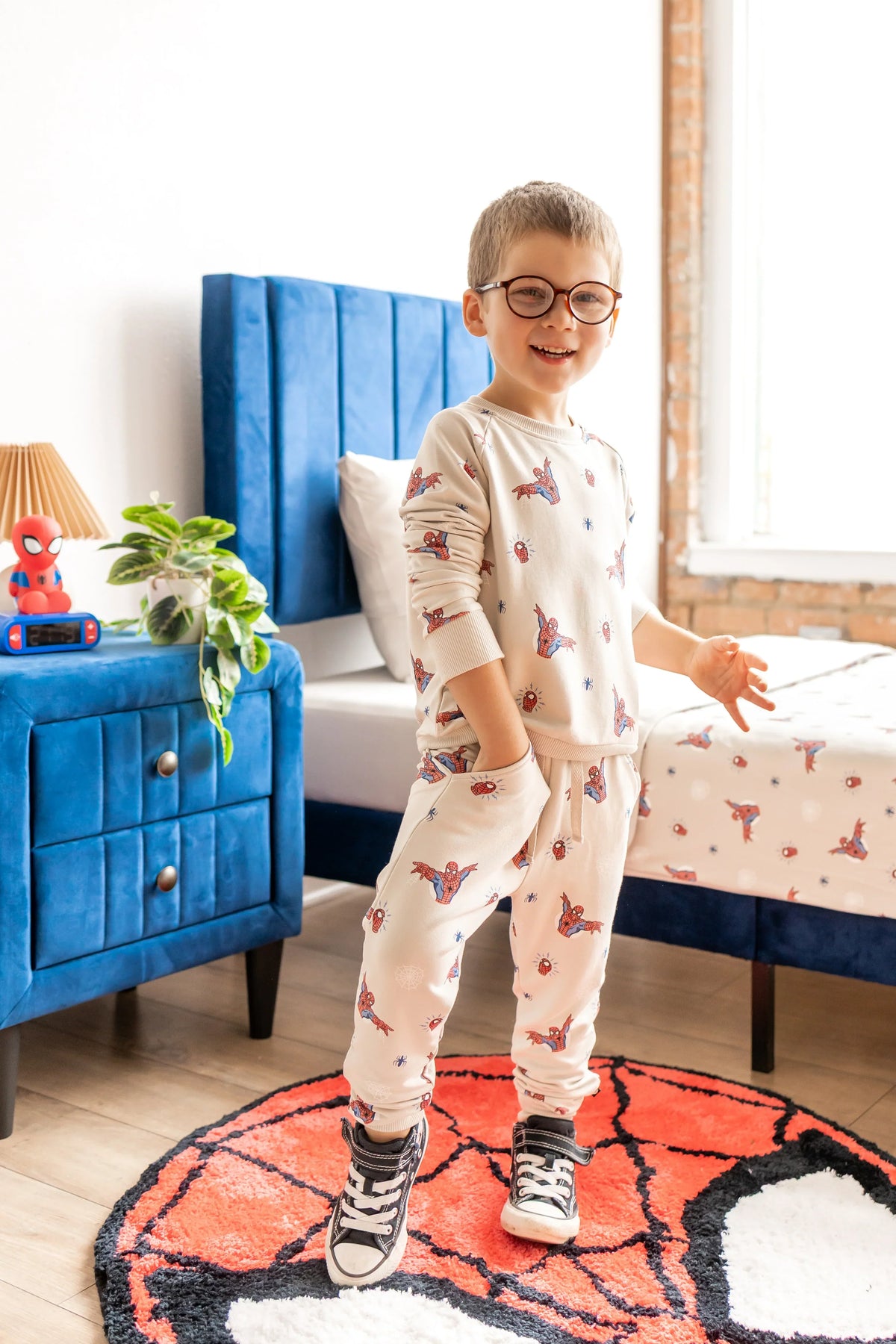 Long Sleeve Jogger Set in Spider-Man Main image