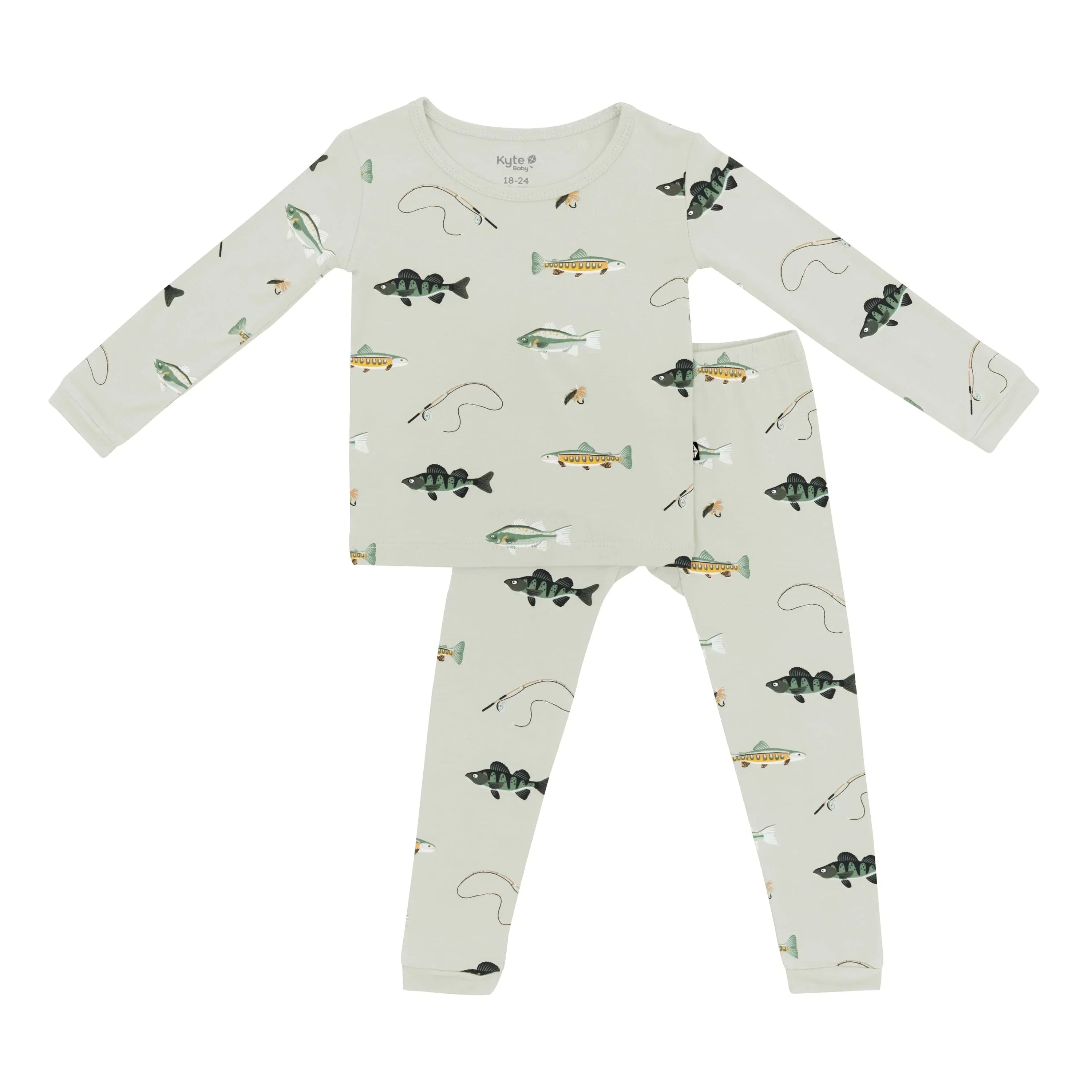 Long Sleeve Pajamas in Fishing Secondary image