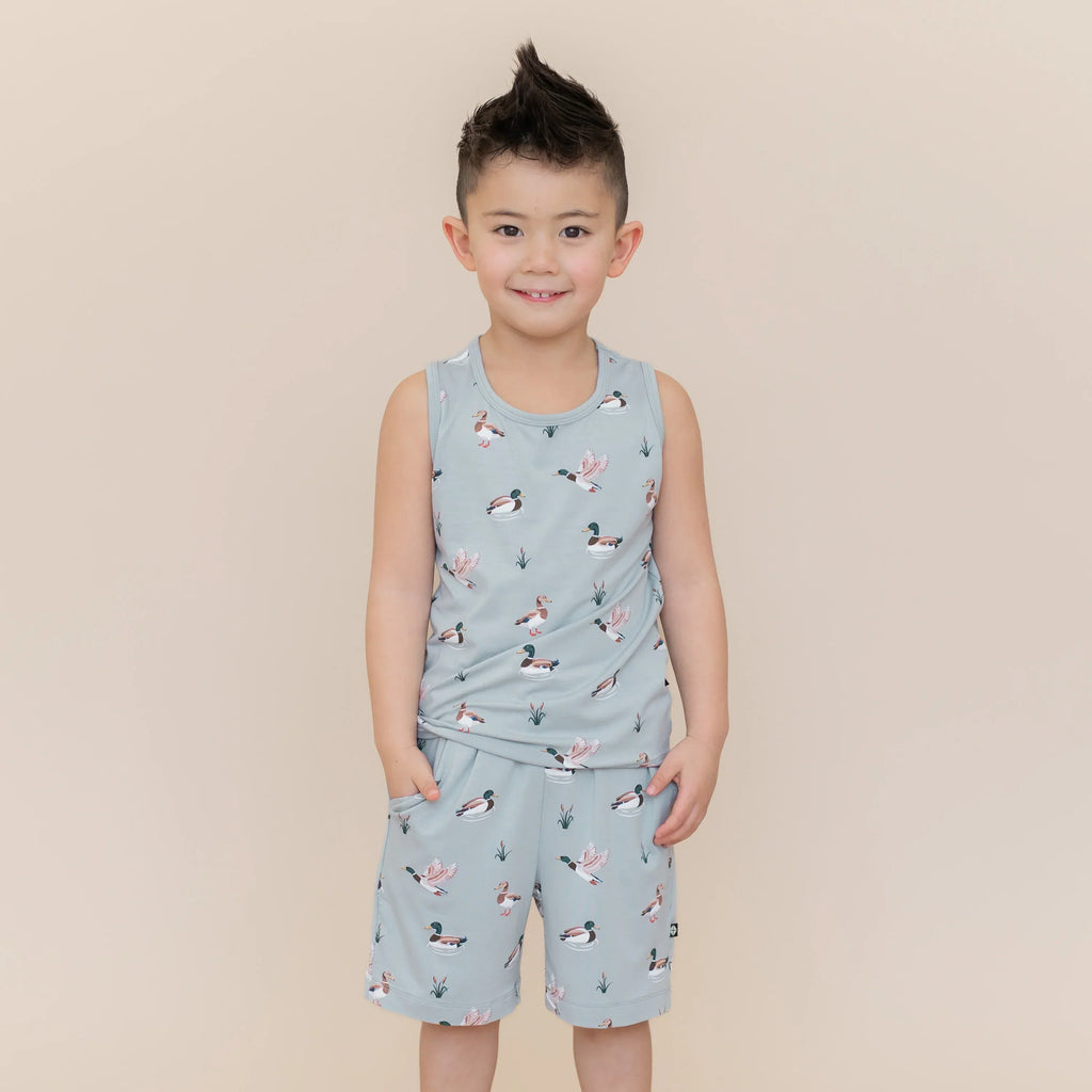 Toddler Tank Top in Mallard Duck
