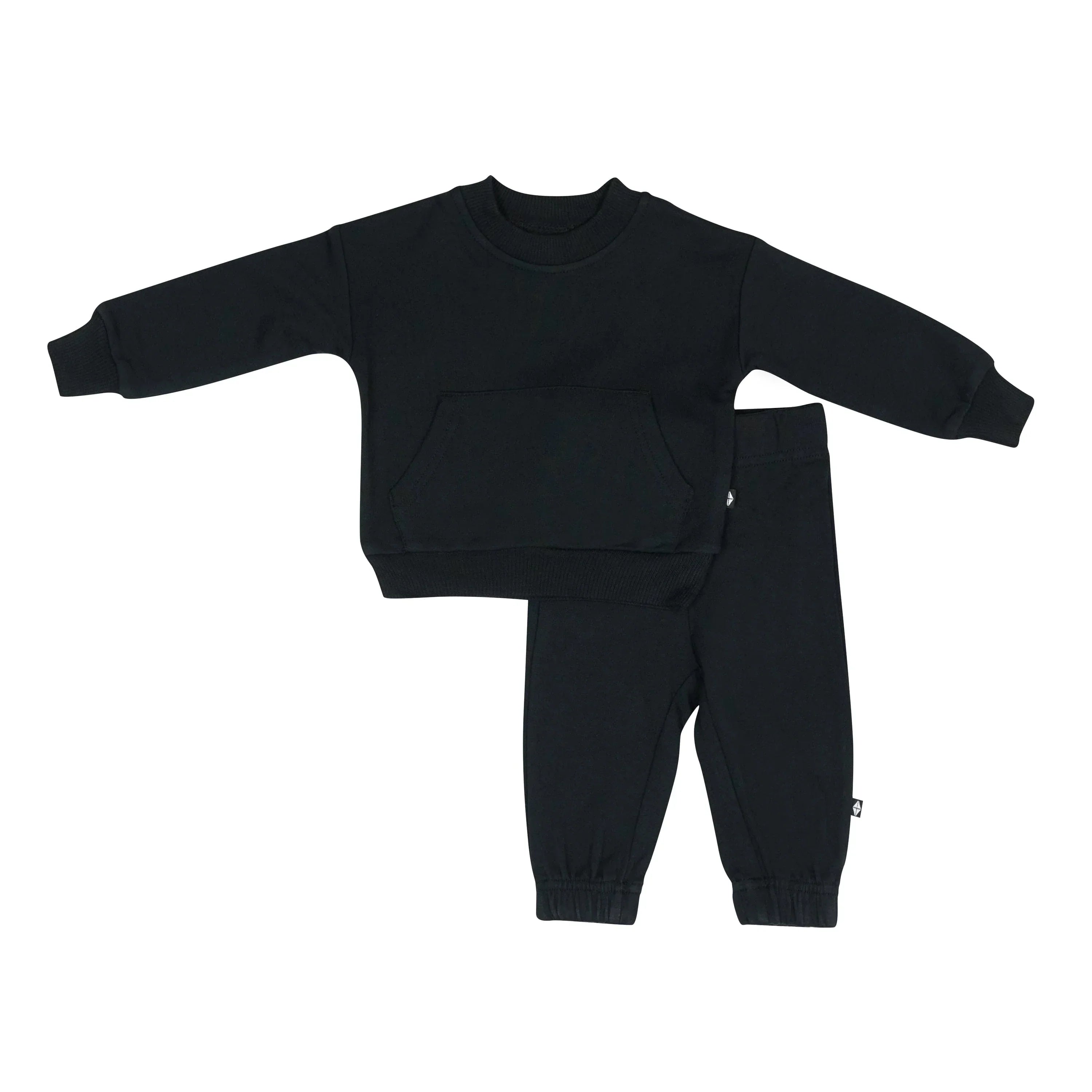 French Terry Jogger Set in Midnight Secondary image