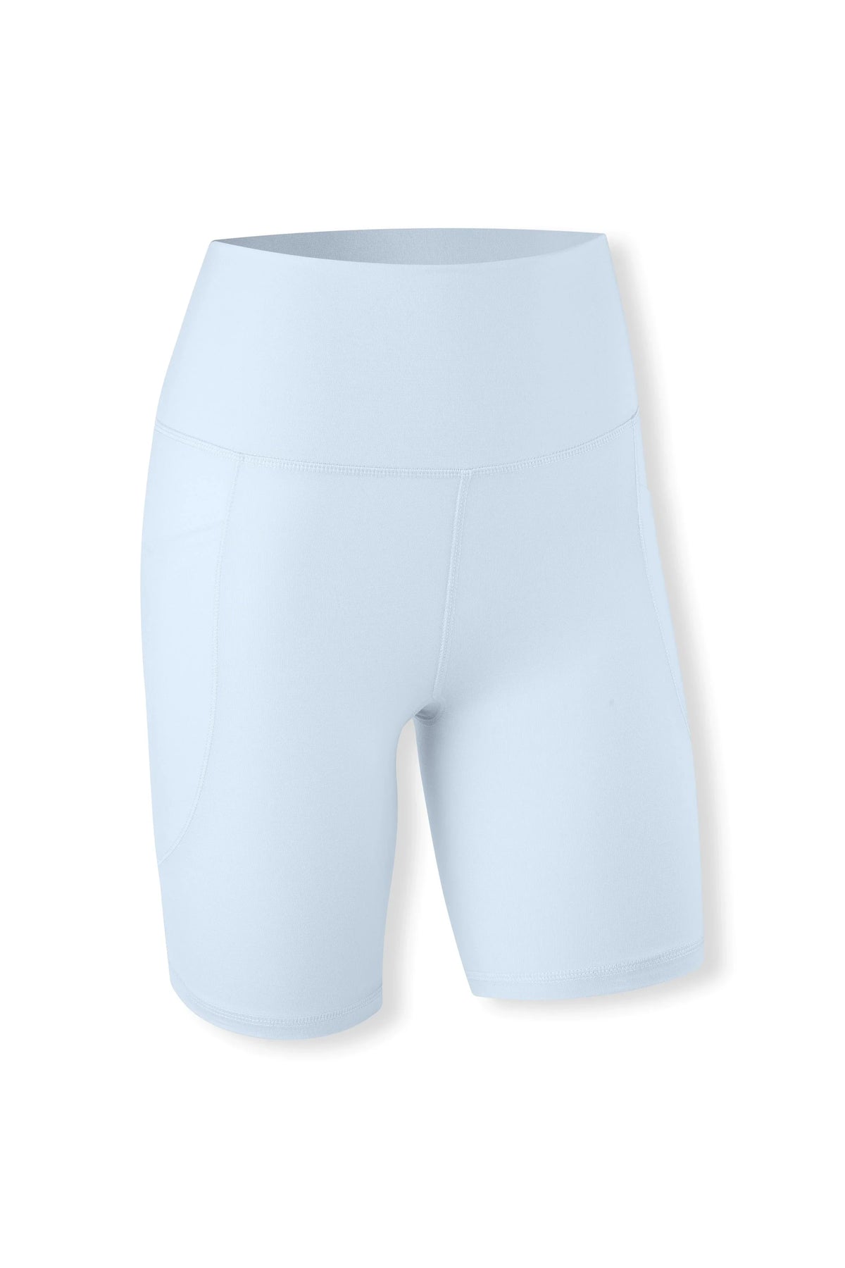 Bamboo Flex High Rise Biker Short in Breeze Main image