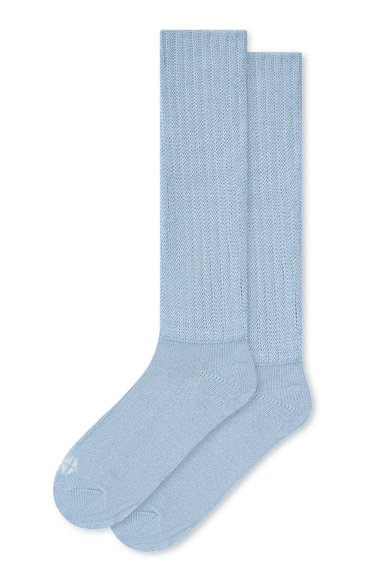 Adult Scrunch Socks in Breeze Secondary image