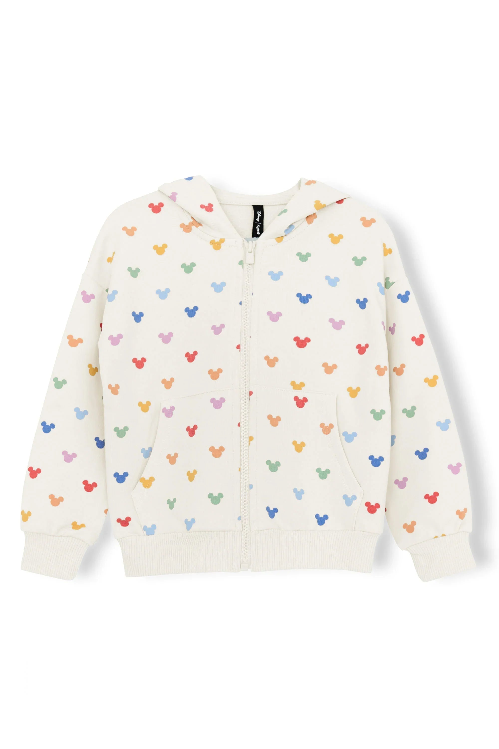Zip-Up Hoodie in Pastel Mickey Mouse Secondary image