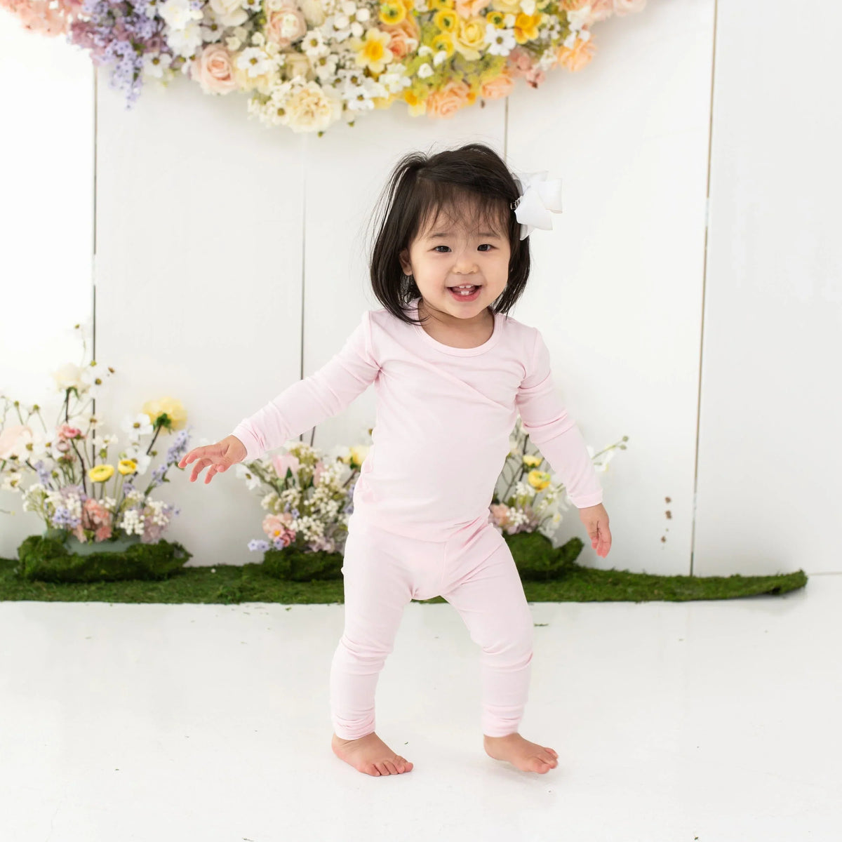 Long Sleeve Pajamas in Sakura Main image