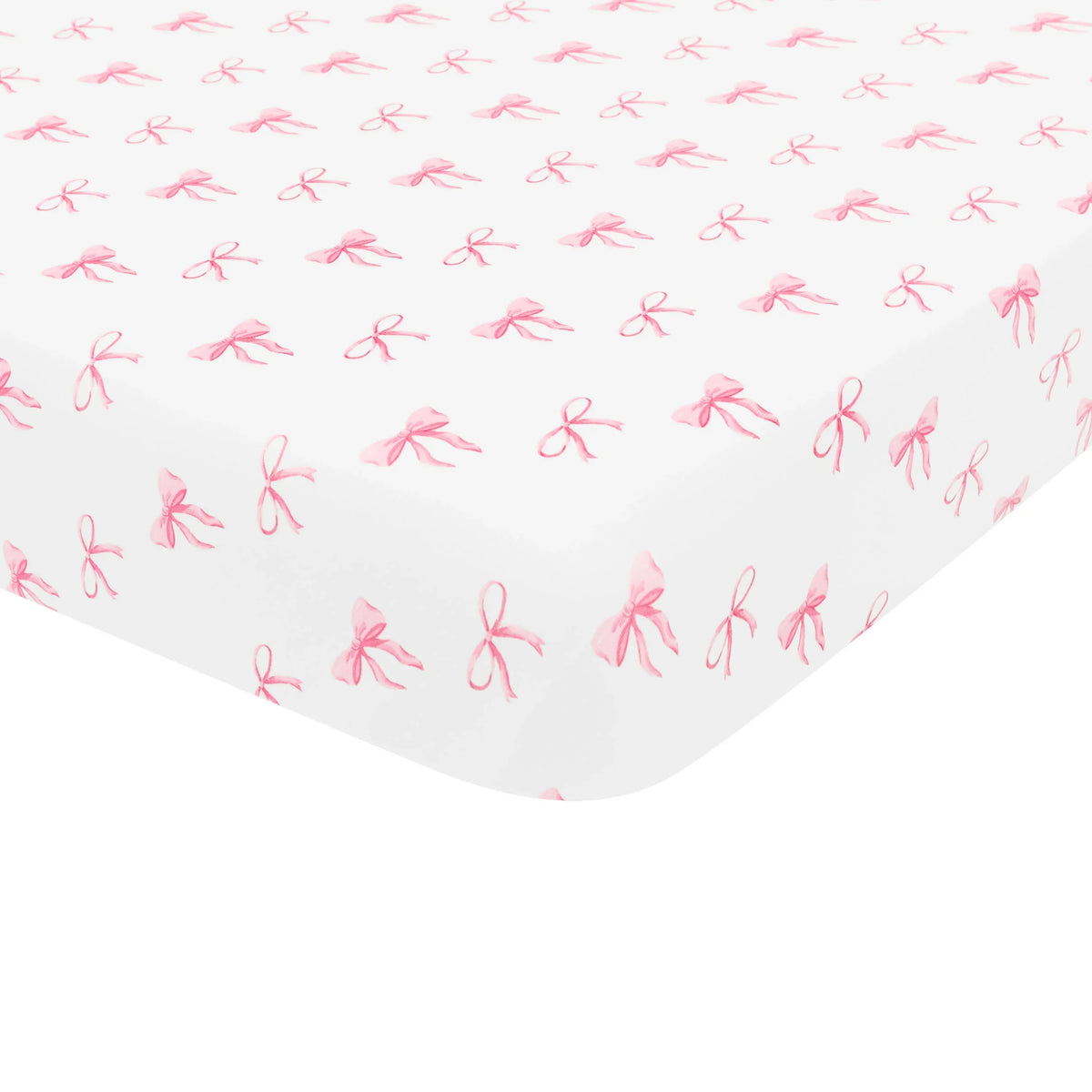 Mini Crib Sheet in Bow Main image