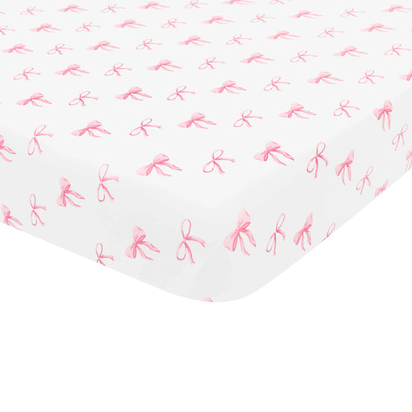 Mini Crib Sheet in Bow