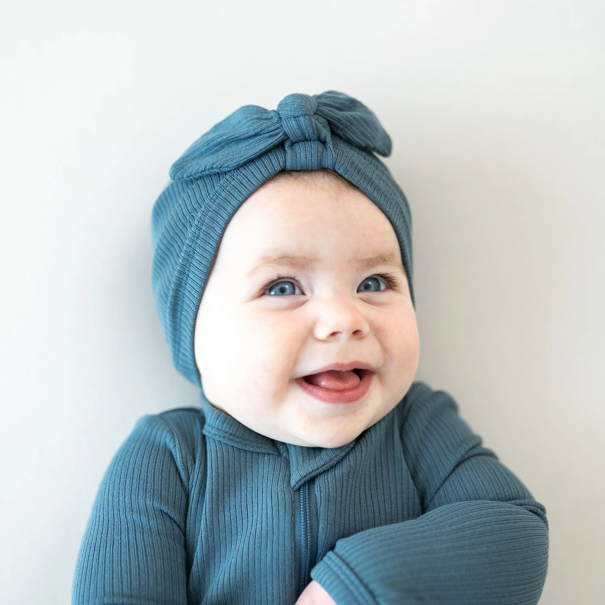Ribbed Headwrap in Atlantic Main image