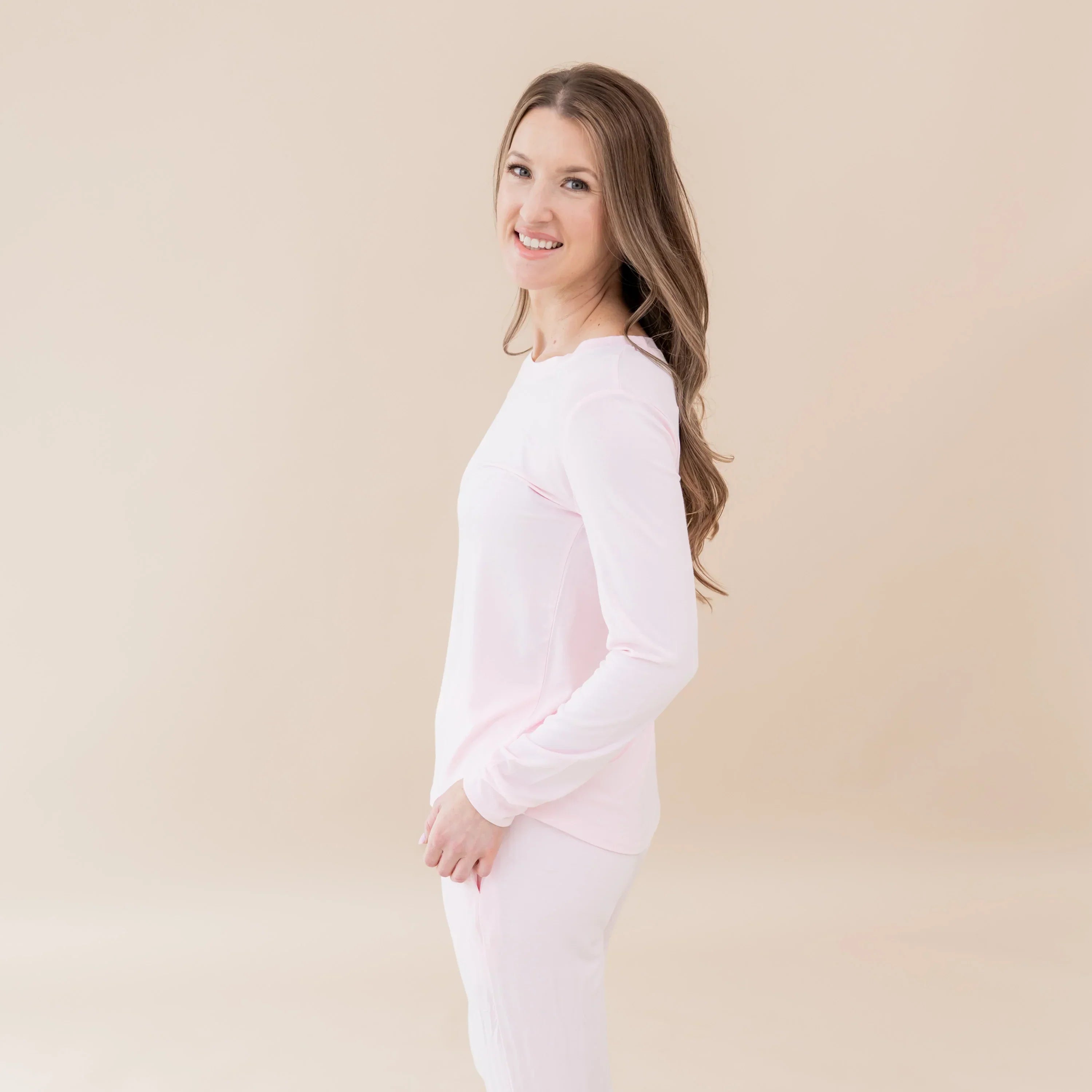 Women's Jogger Pajama Set in Sakura Secondary image