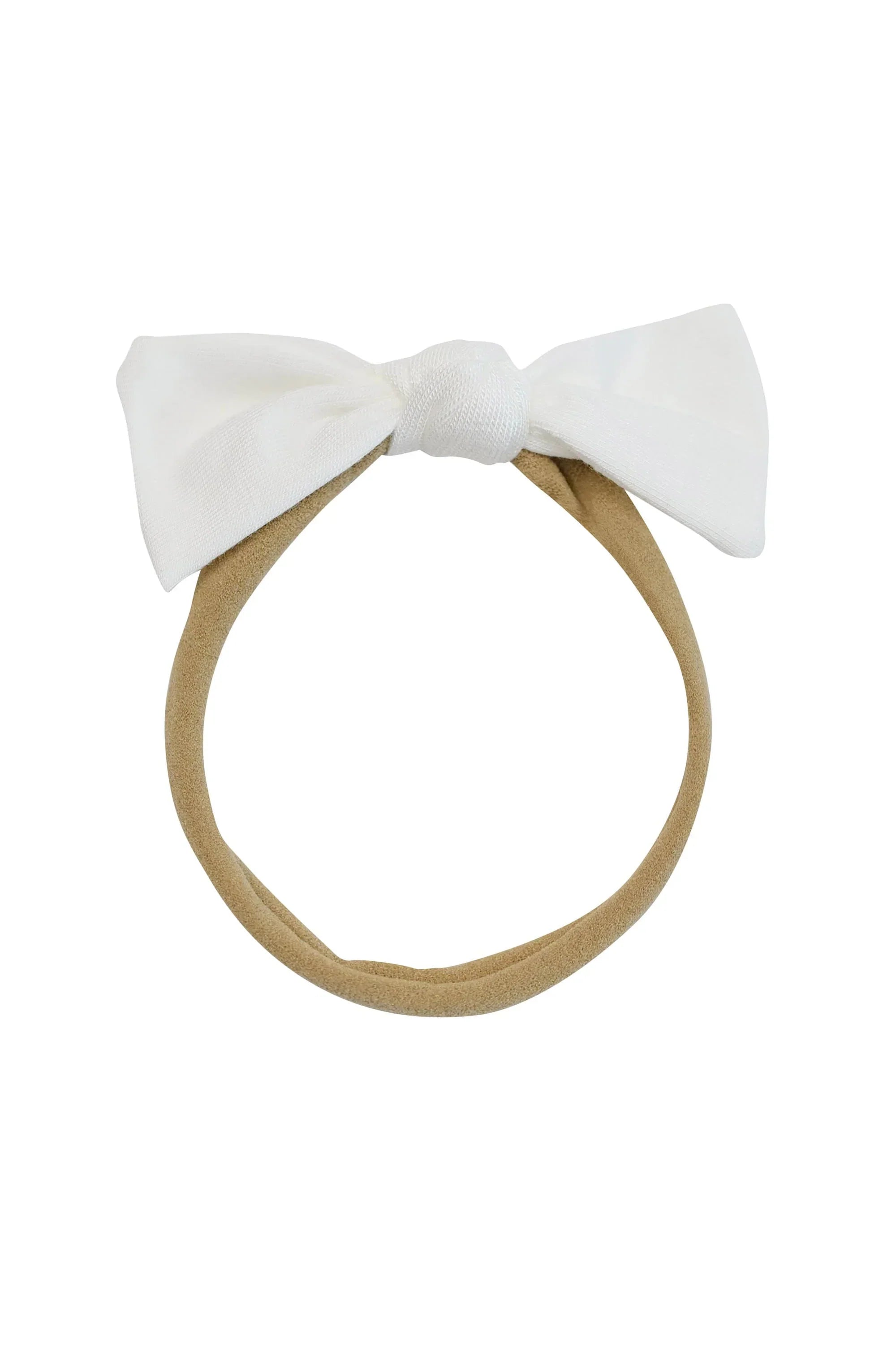 Tiny Nylon Bow in Cloud Secondary image