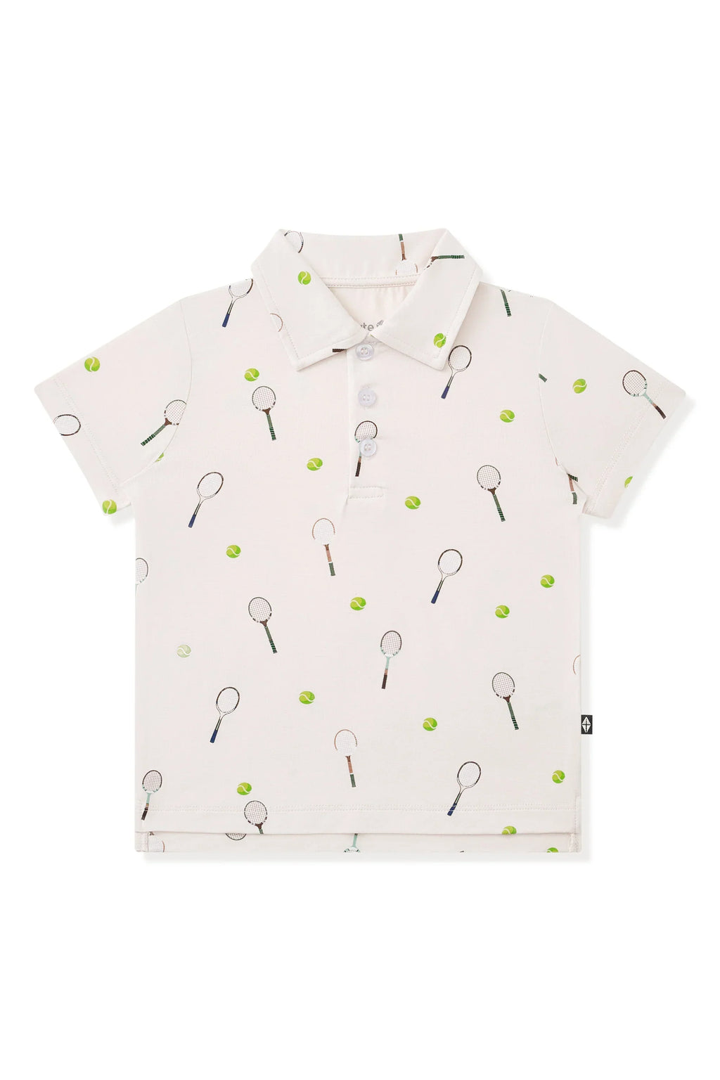 Toddler Short Sleeve Polo in Tennis