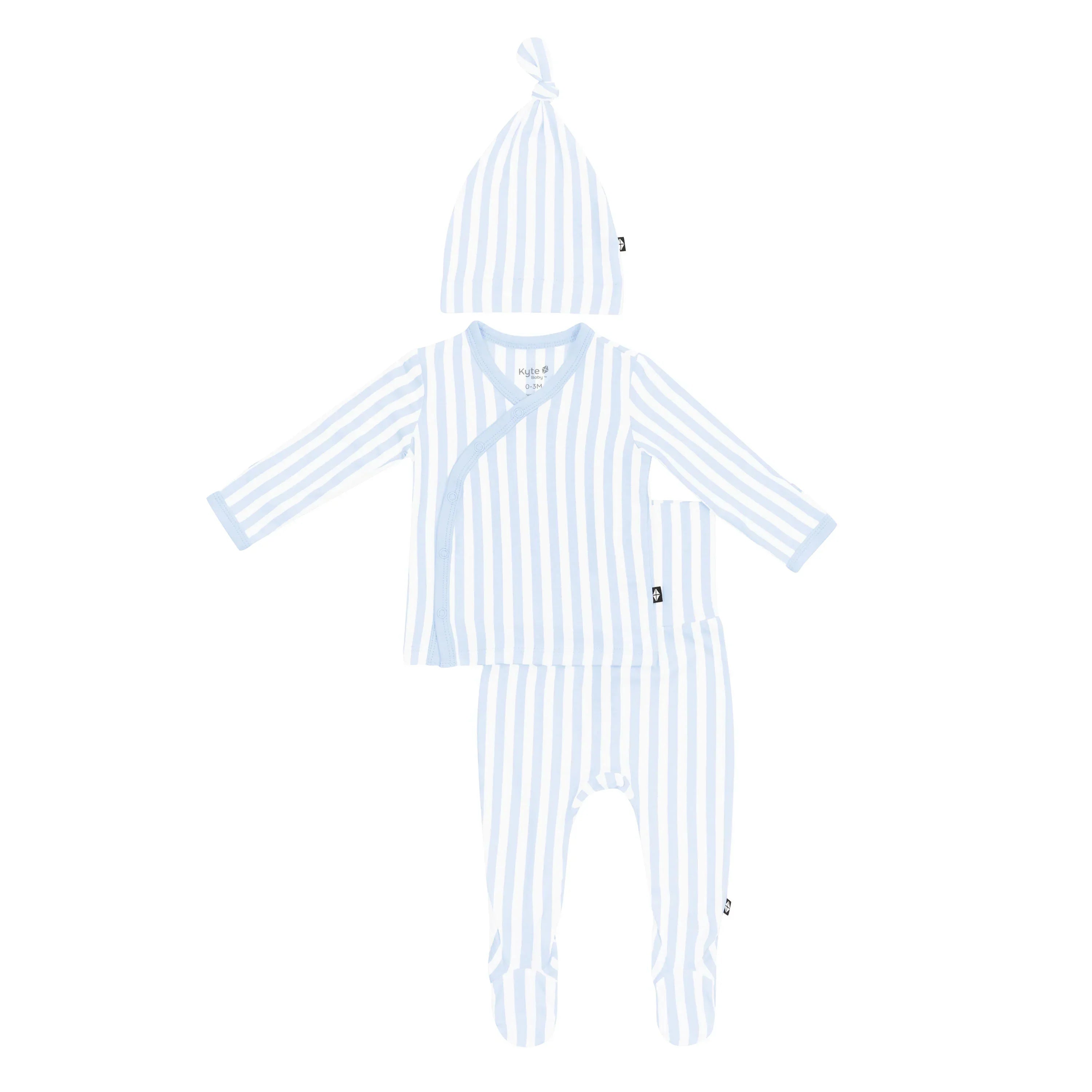 Take Me Home Set with Cap in Small Mist Stripe Secondary image