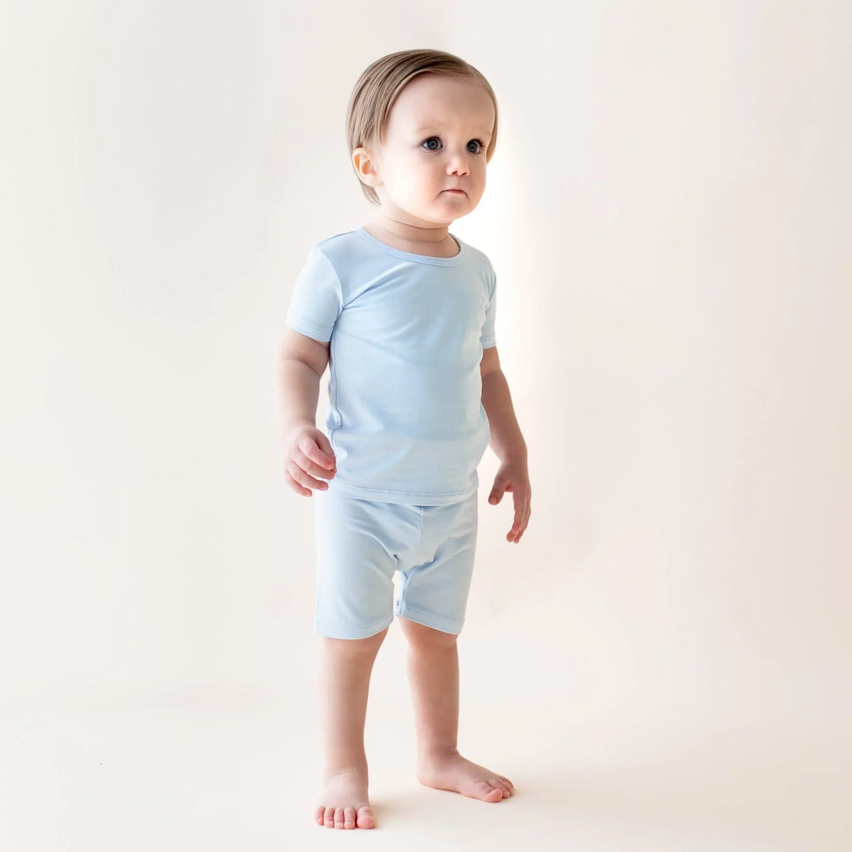 Short Sleeve Pajamas in Breeze Main image