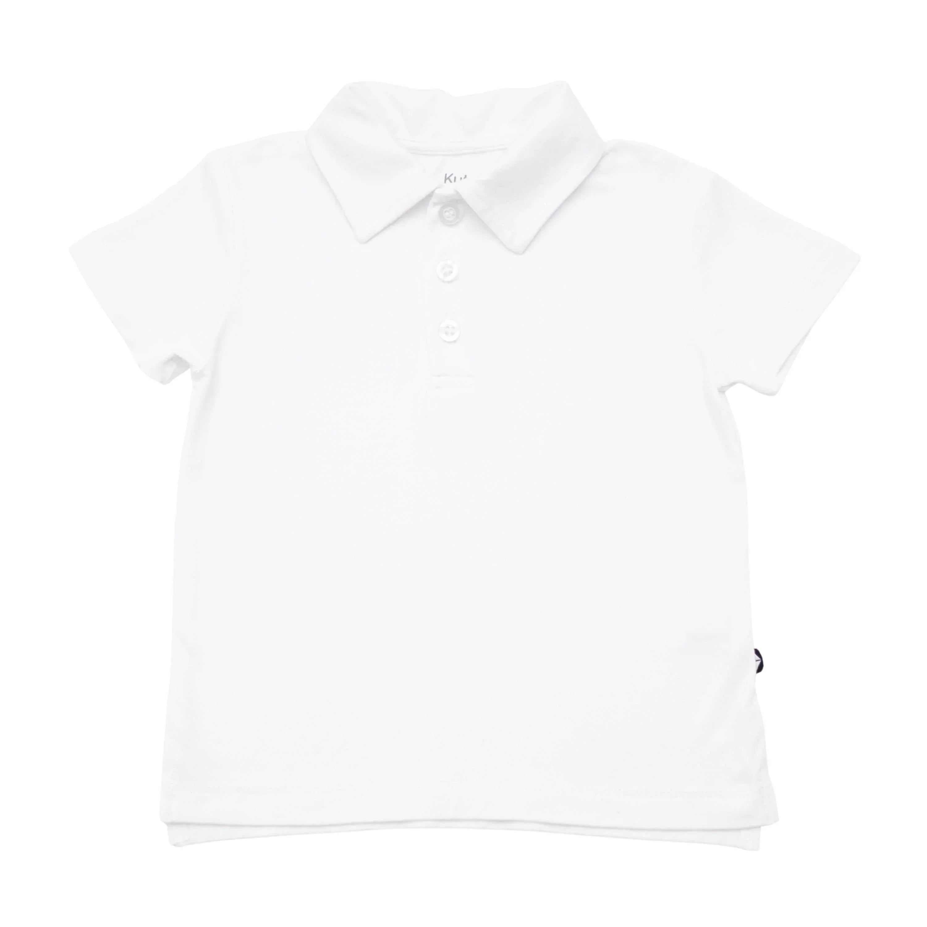 Toddler Short Sleeve Polo in Snow Secondary image
