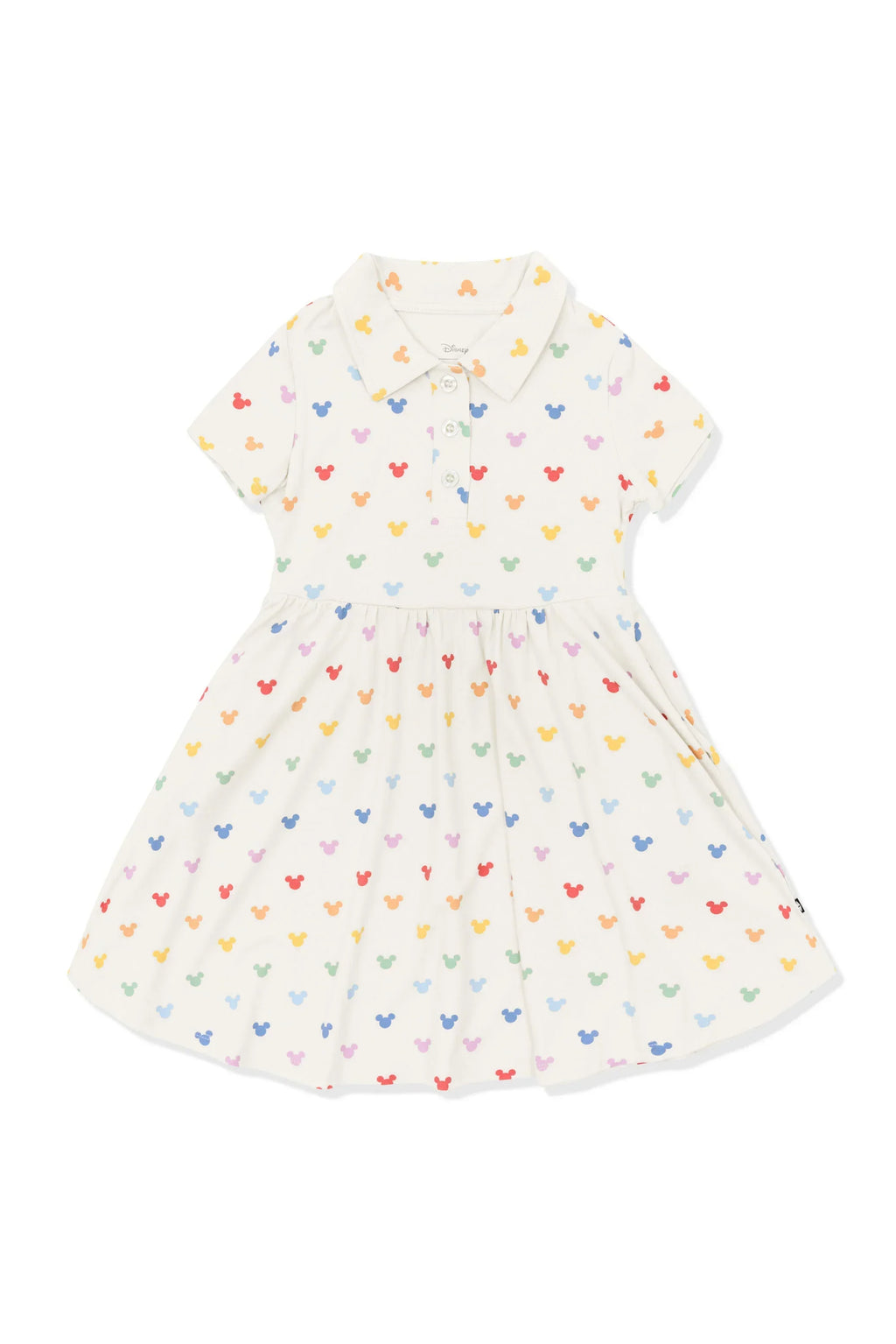 Polo Dress in Pastel Mickey Mouse