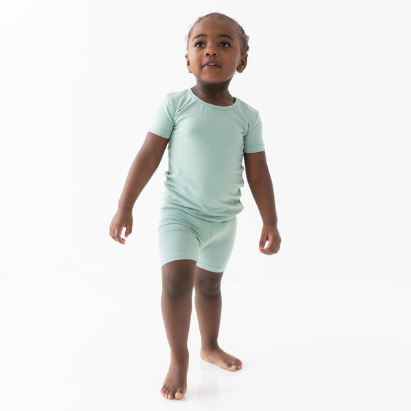Short Sleeve Pajamas in Sage