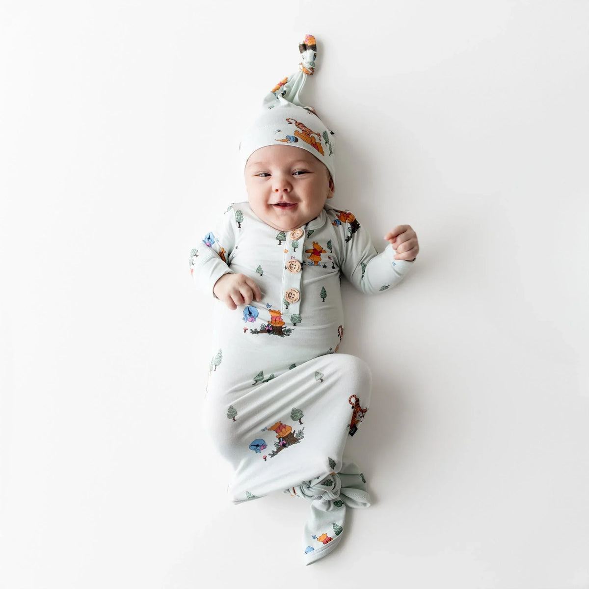 Knotted Gown with Hat Set in Winnie the Pooh Hundred Acre Wood Main image