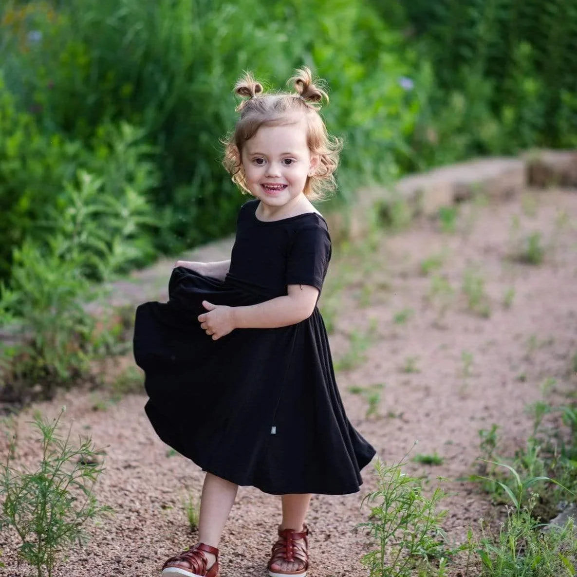 Twirl Dress in Midnight Main image