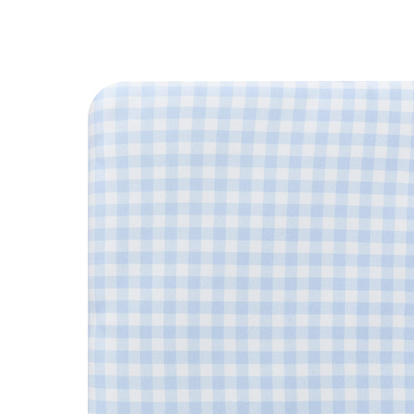 Crib Sheet in Gingham Breeze