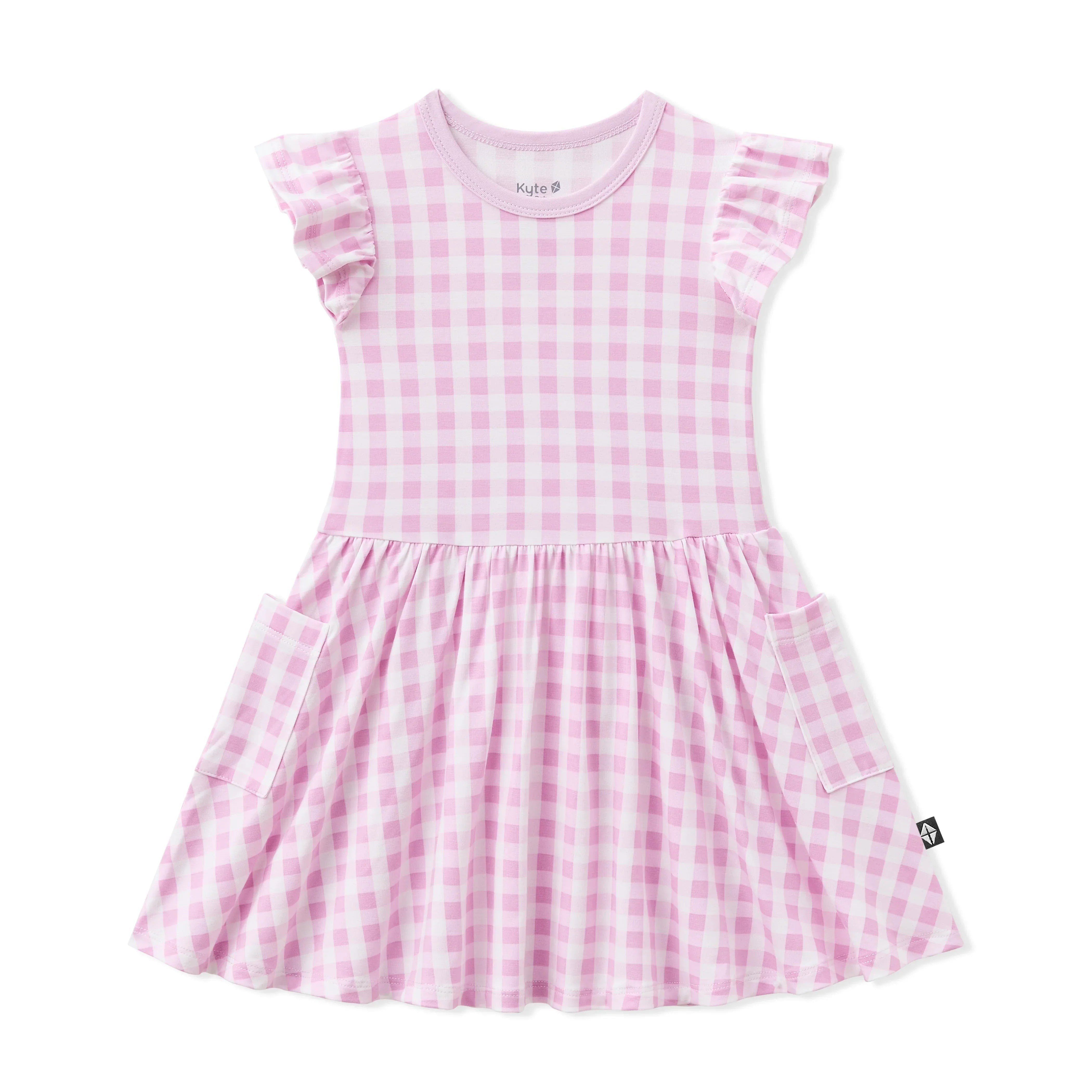 Pocket Dress in Gingham Thistle Secondary image