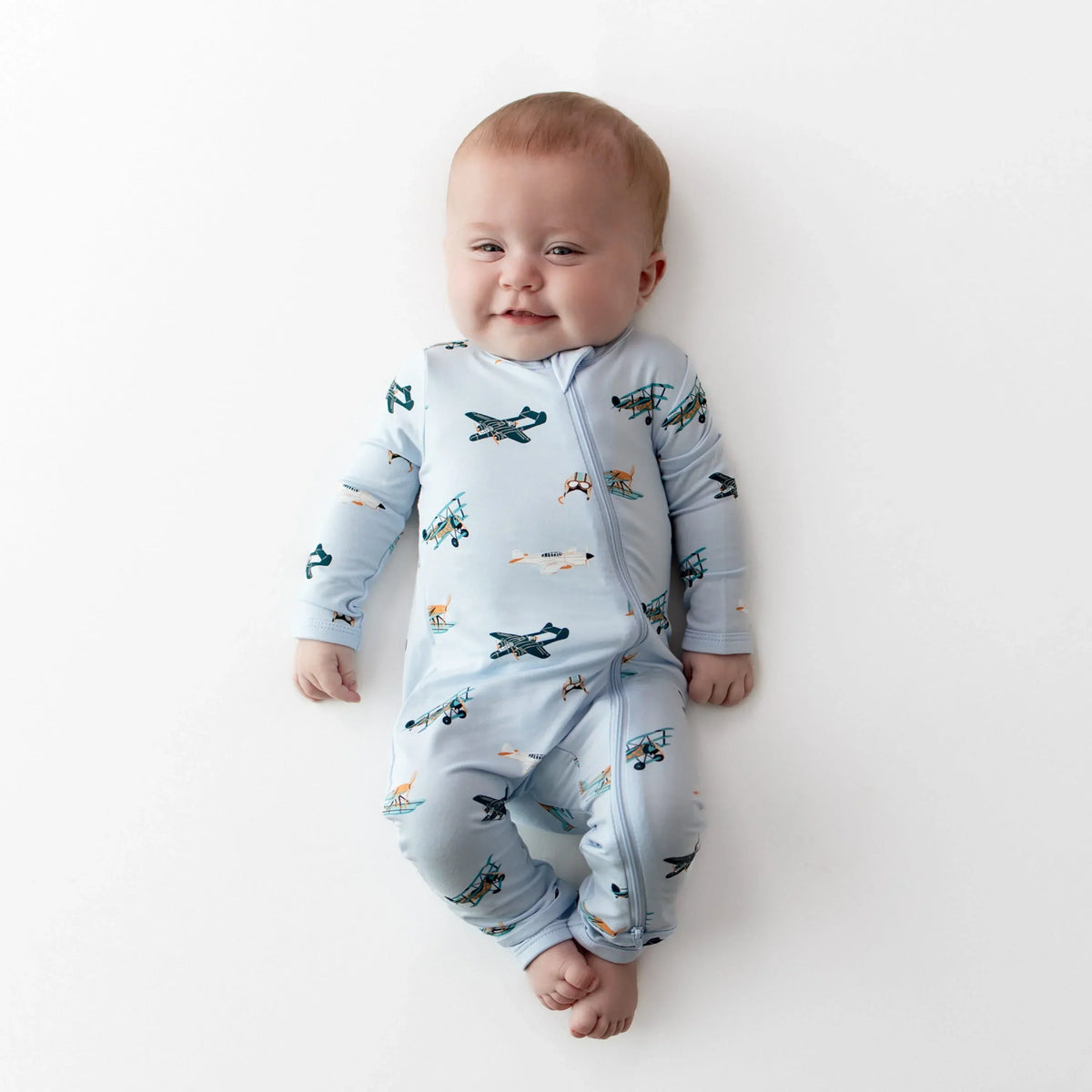 Zippered Romper in Take Off Main image