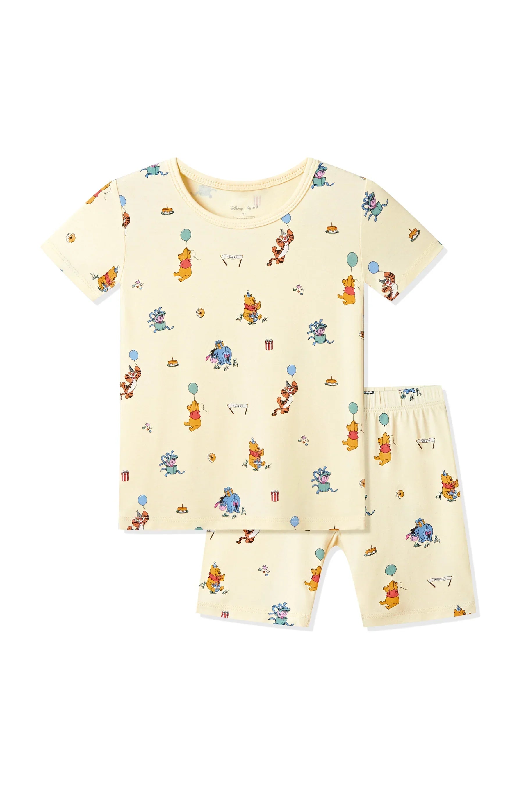 Short Sleeve Pajamas in Winnie the Pooh Celebration Secondary image
