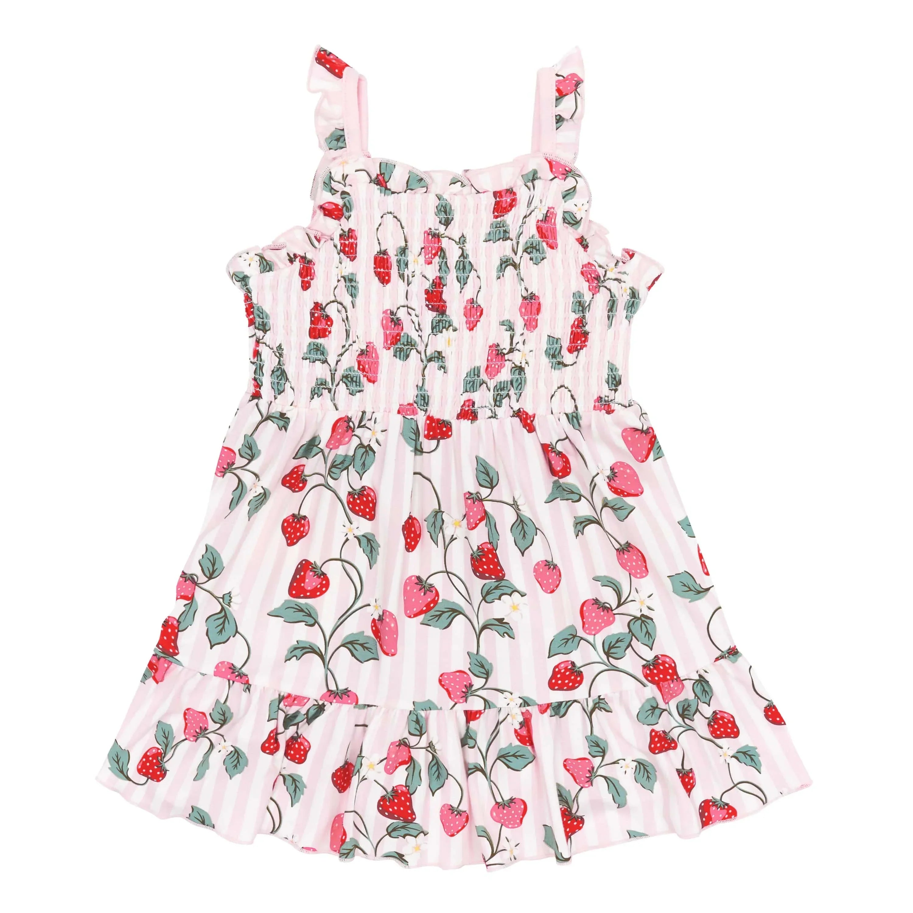 Smocked Dress in Strawberry Fields Secondary image