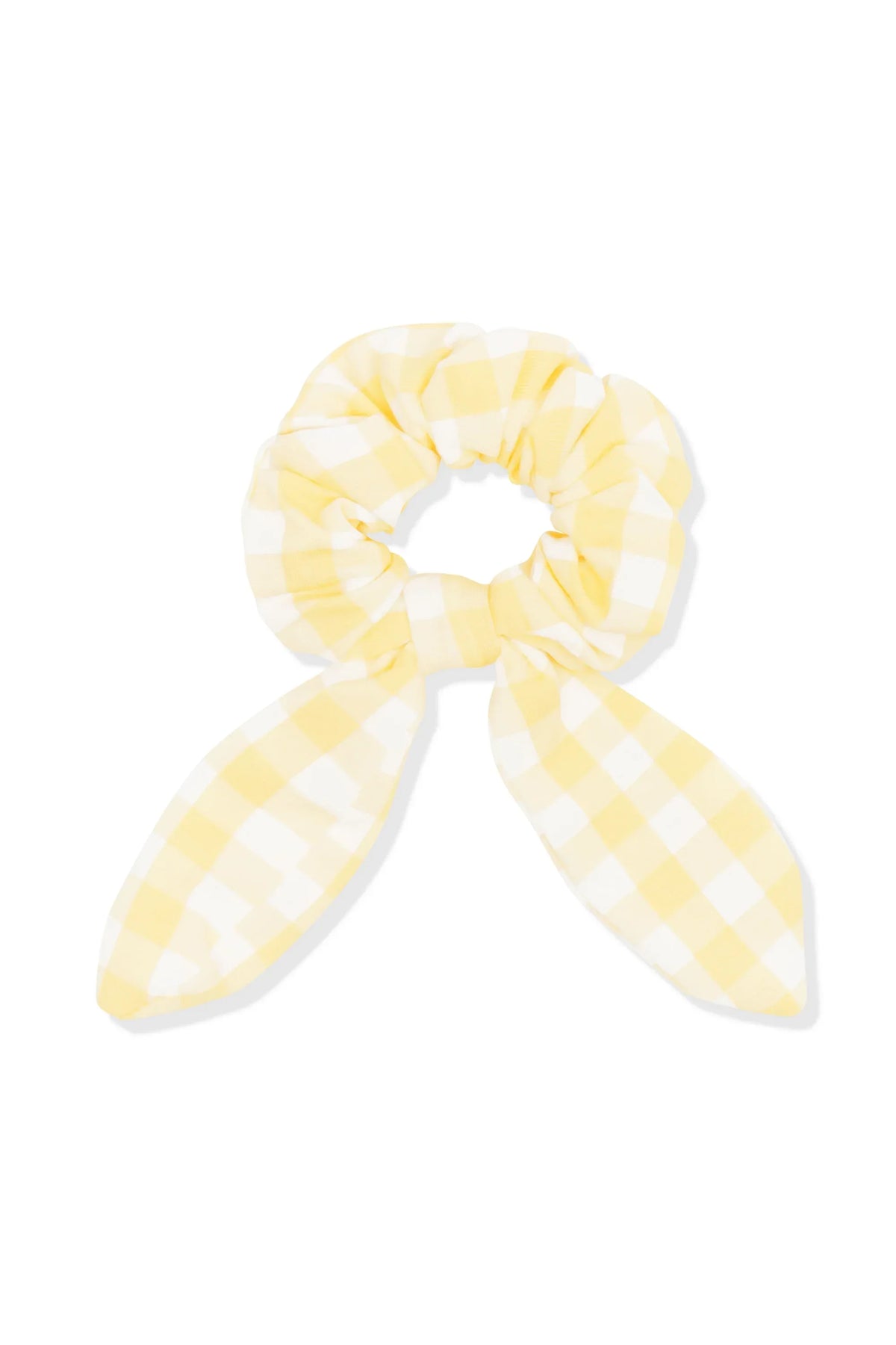 Scrunchie in Gingham Chamomile Main image