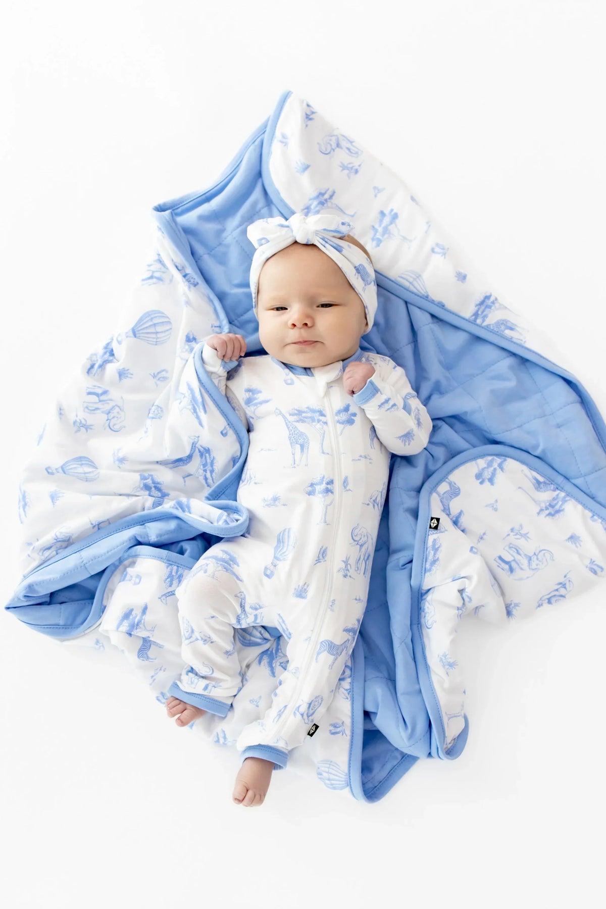Baby Blanket in Toile Safari Main image