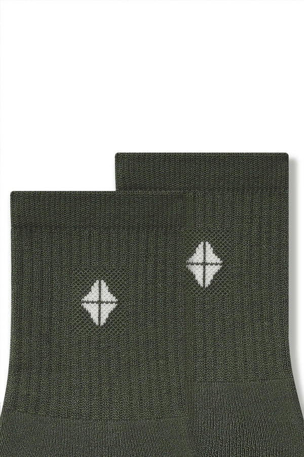 Adult Crew Socks in Fir