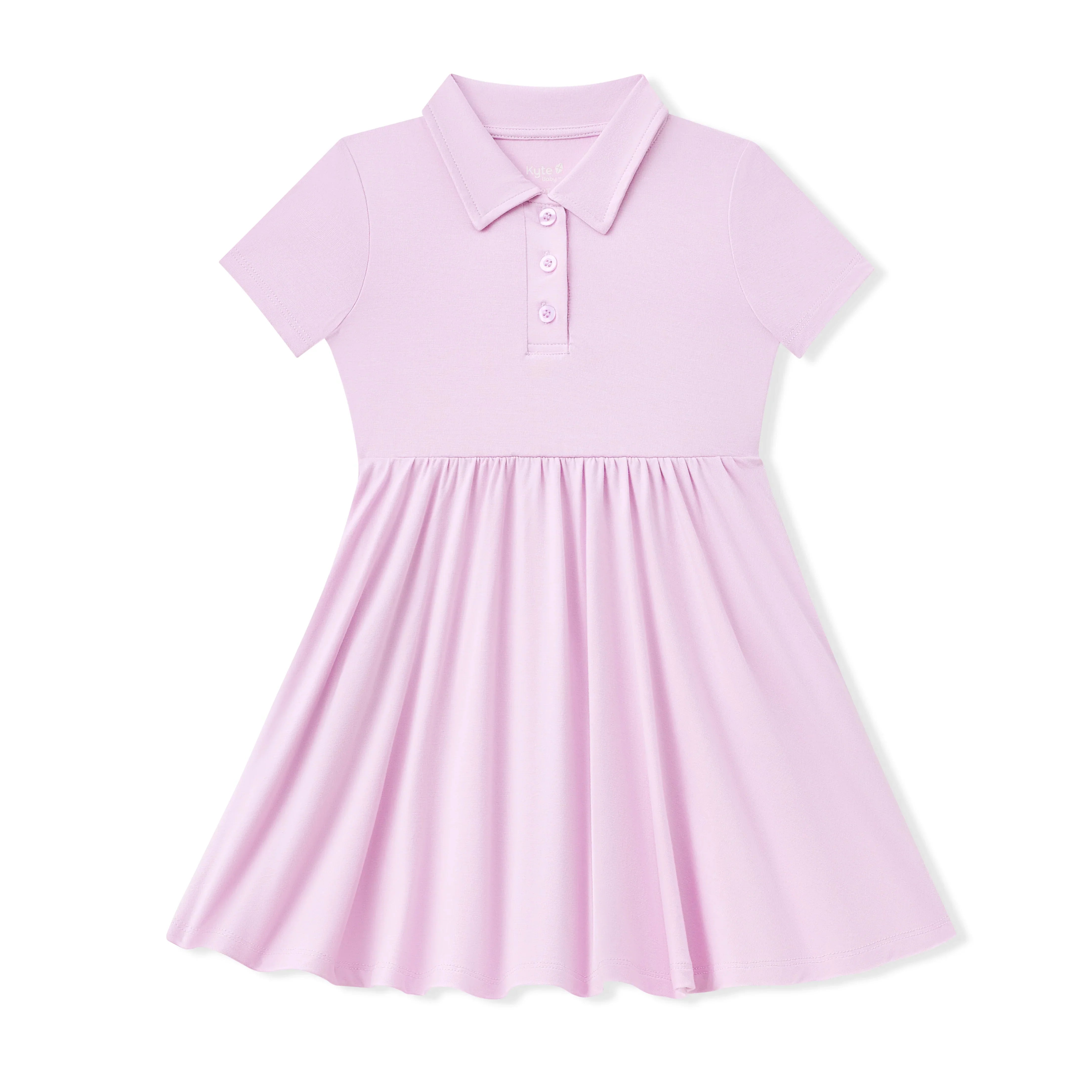 Polo Dress in Thistle Secondary image