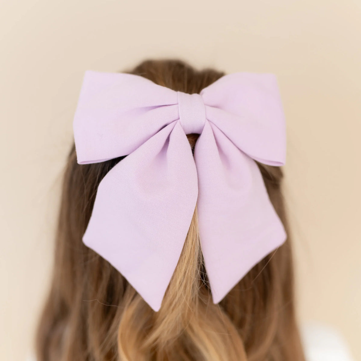 Large Alligator Clip Bow in Thistle Main image