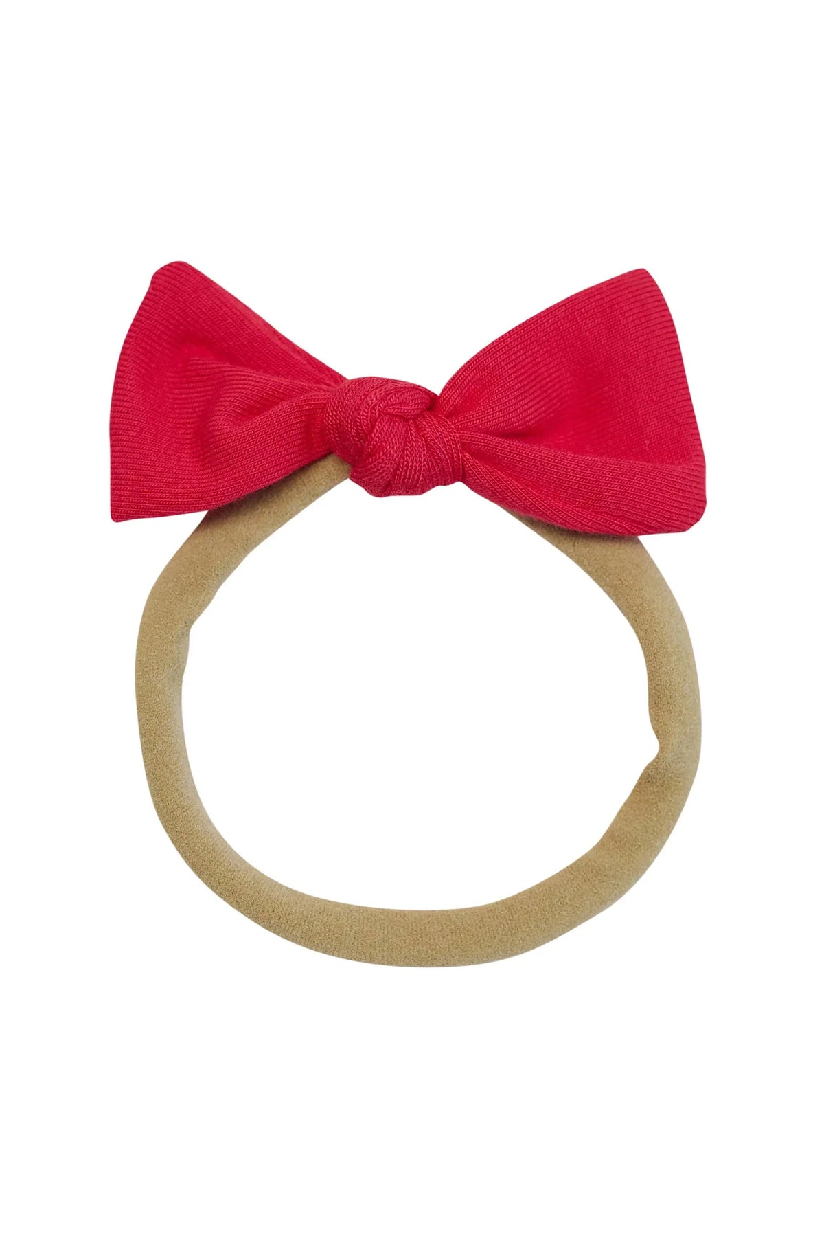 Tiny Nylon Bow in Cardinal Main image