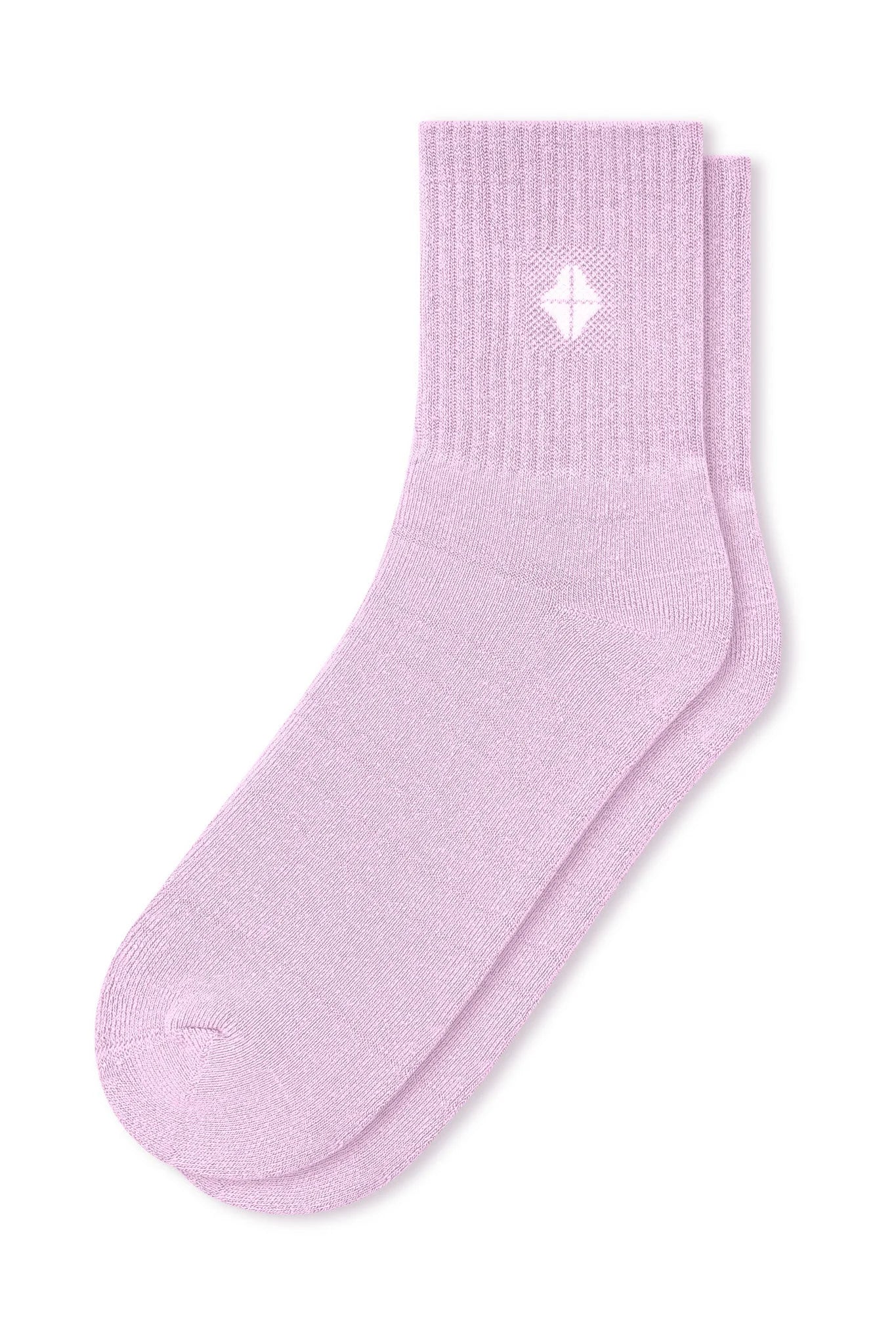 Adult Crew Socks in Thistle Secondary image