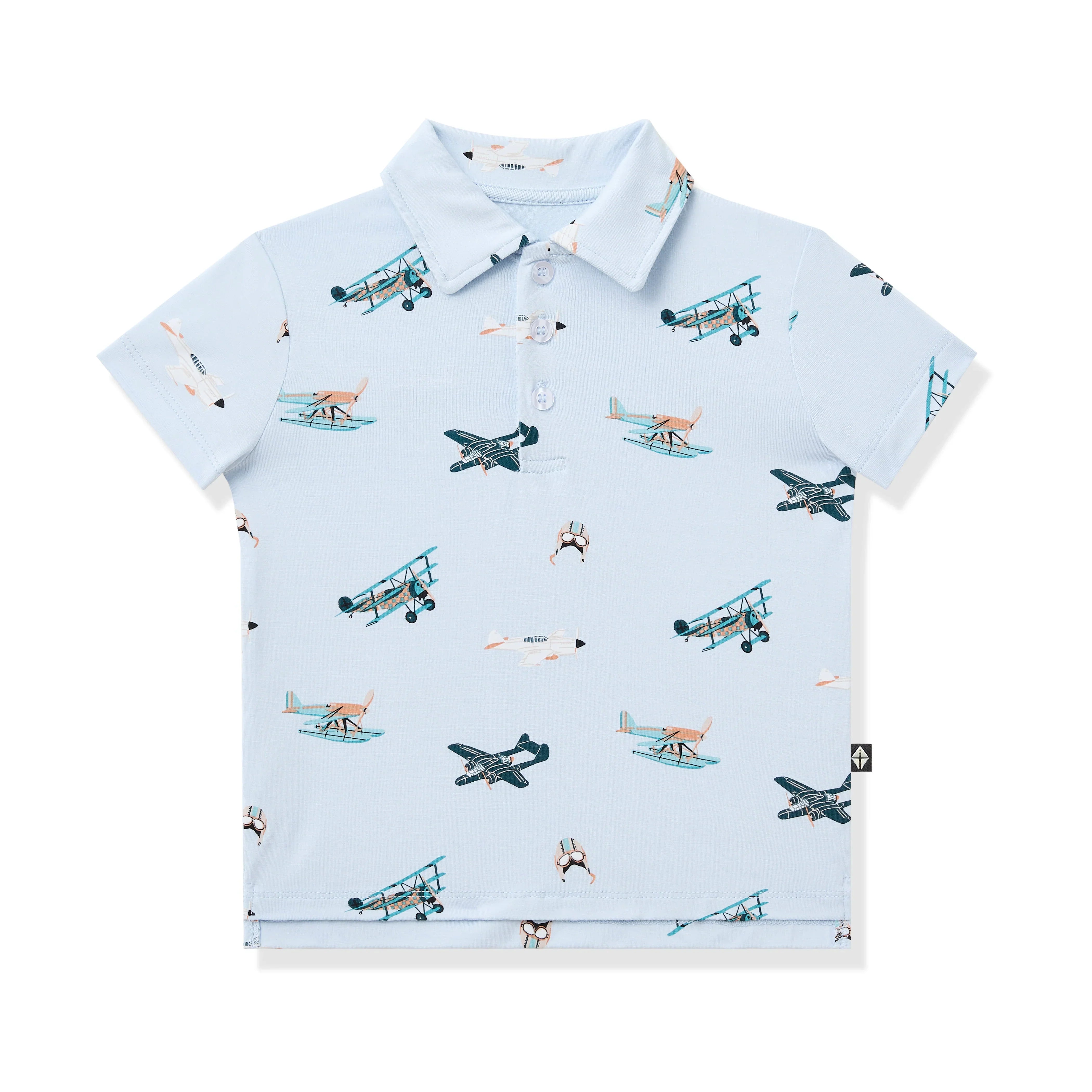 Toddler Short Sleeve Polo in Take Off Secondary image