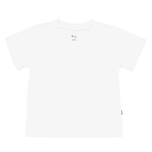 Toddler V-Neck Tee in Snow
