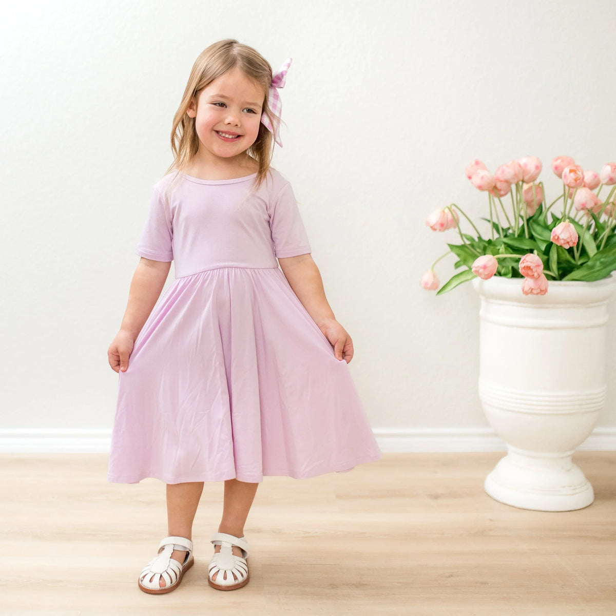 Twirl Dress in Thistle Main image