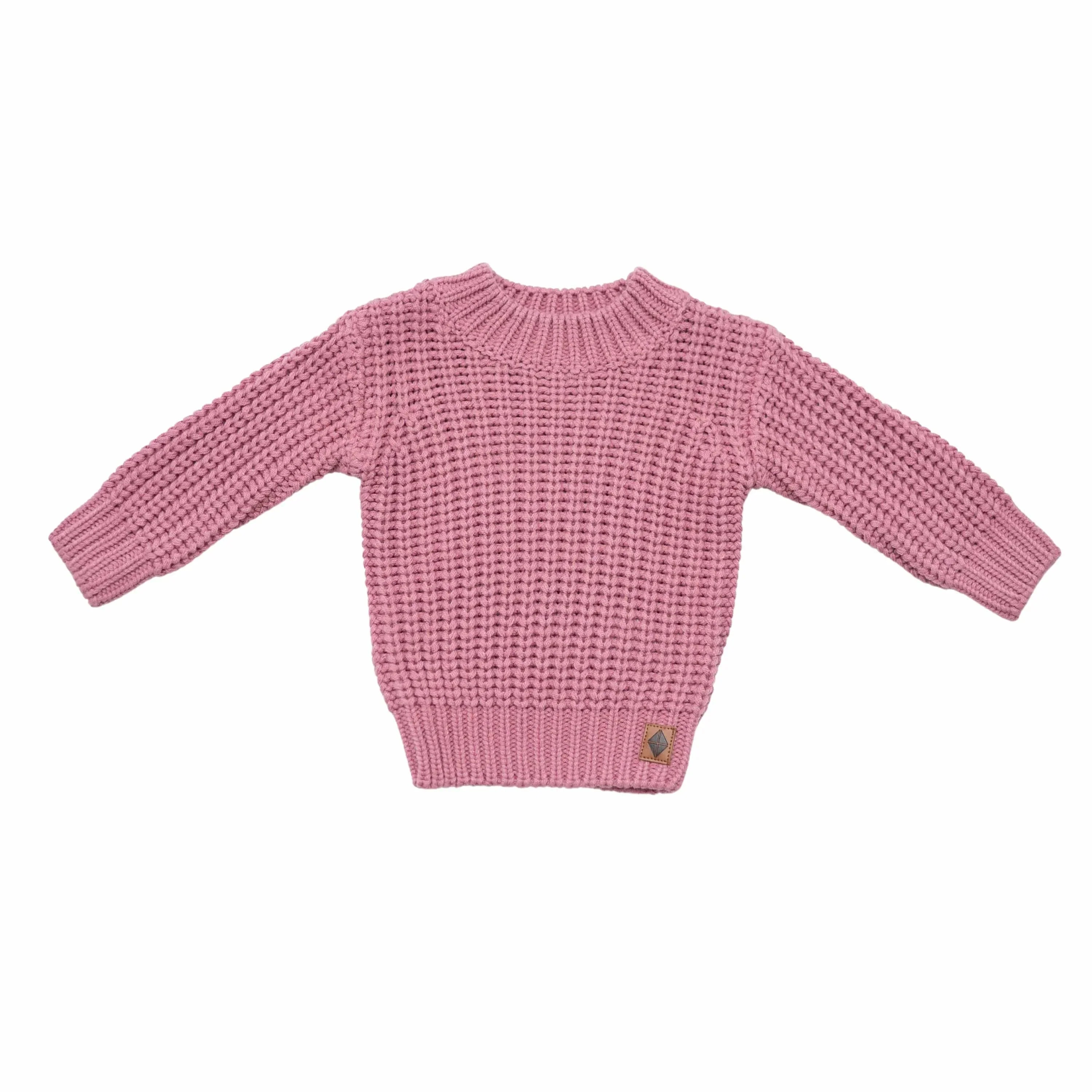 Chunky Knit Sweater in Apple Blossom Secondary image