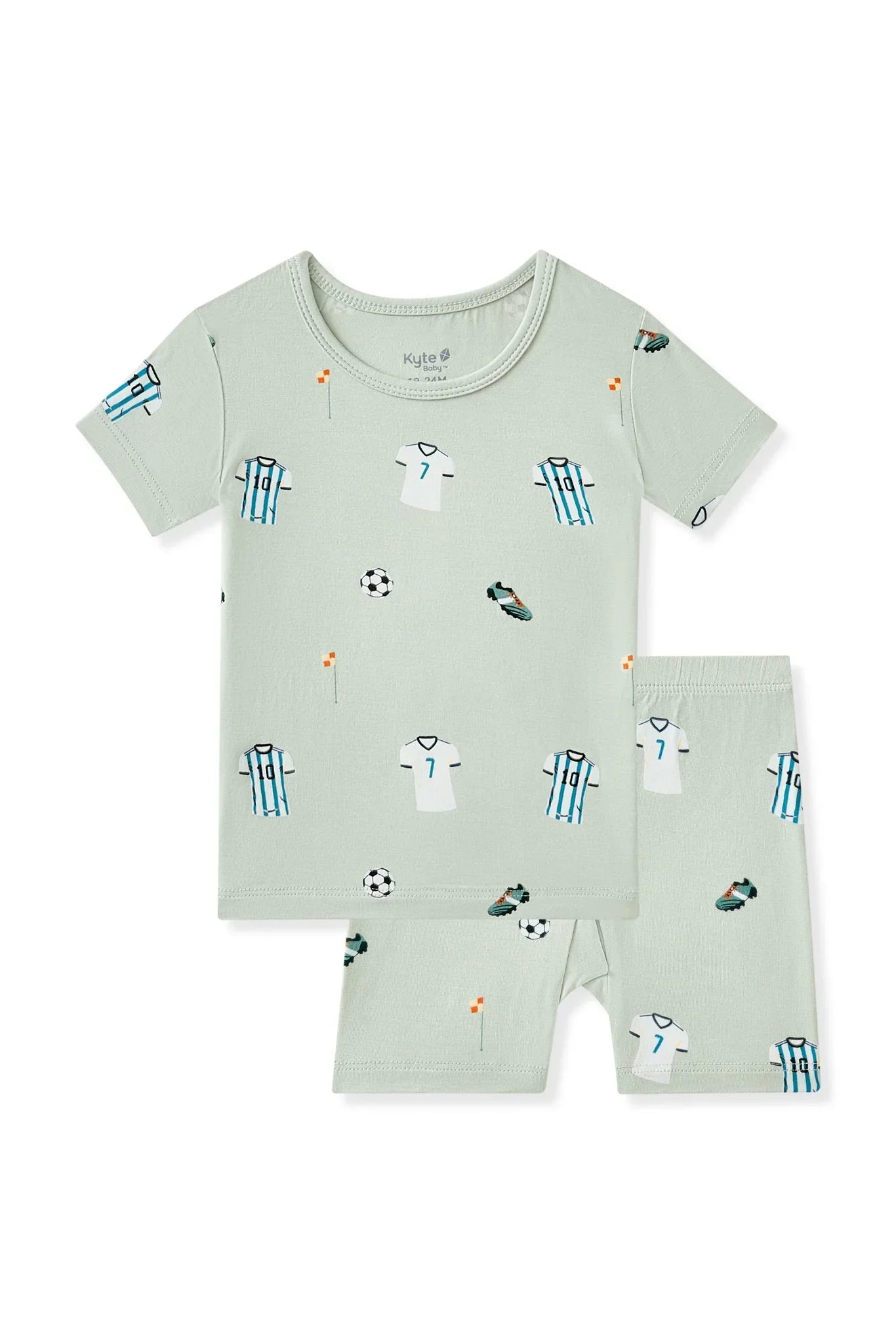 Short Sleeve Pajamas in Soccer Secondary image