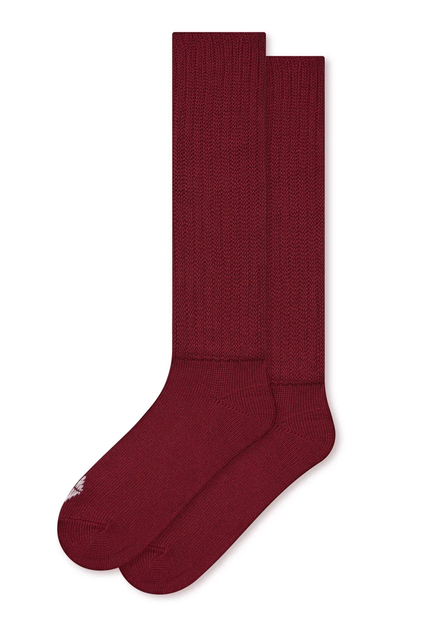 Adult Scrunch Socks in Ruby Secondary image