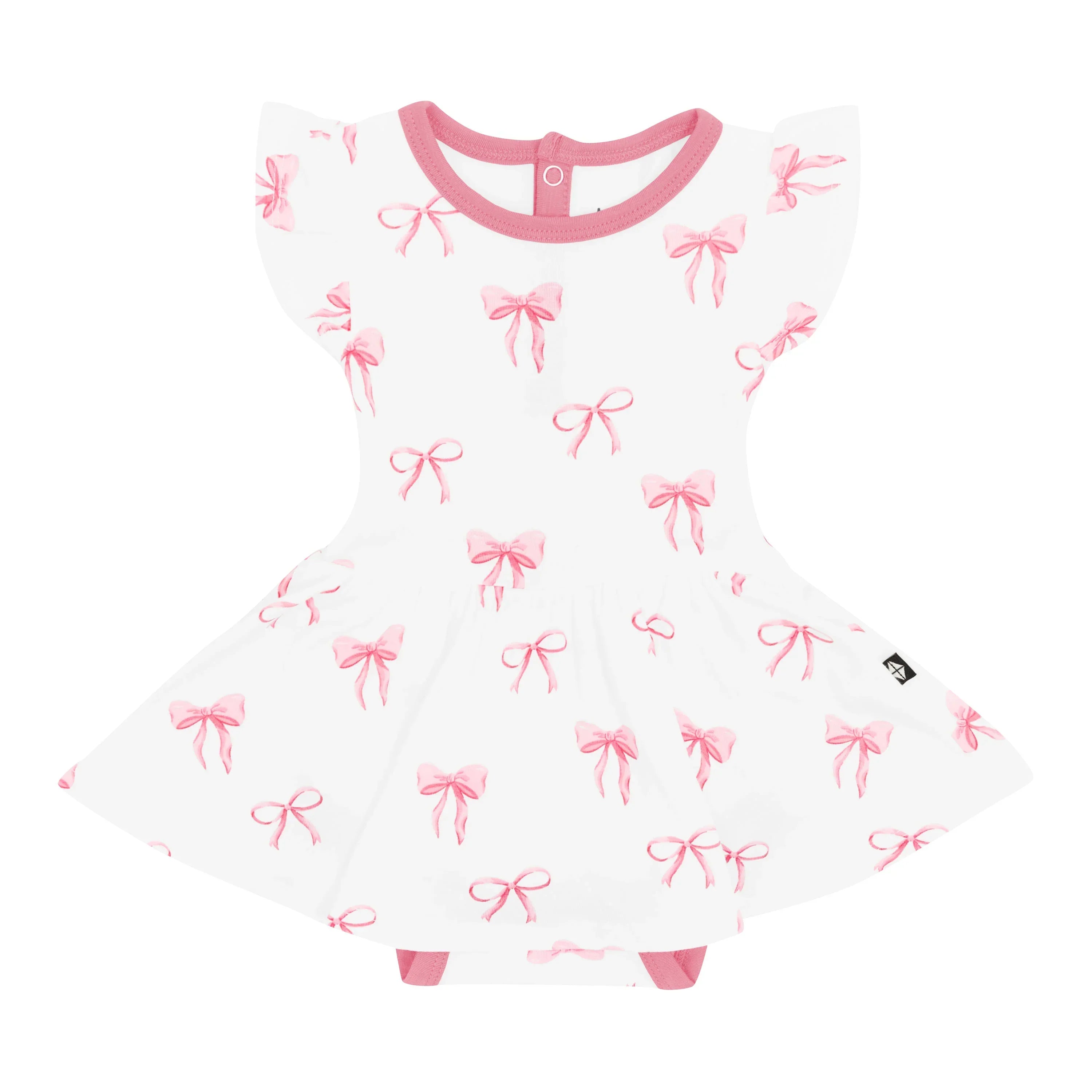 Twirl Bodysuit Dress in Bow Secondary image