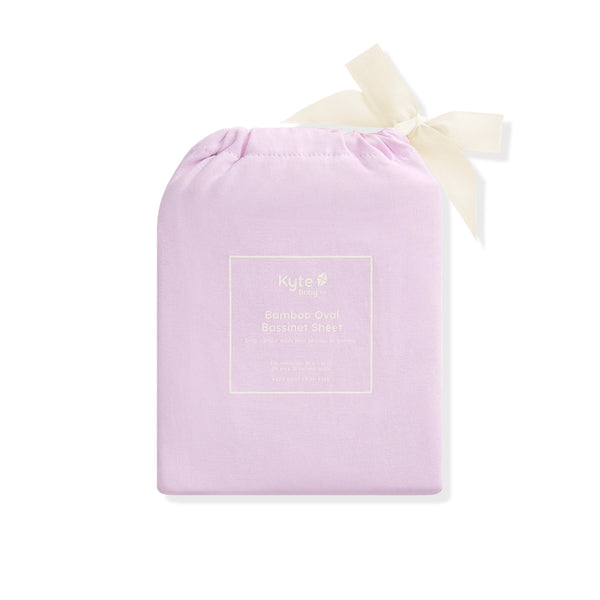 Oval Bassinet Sheet in Thistle