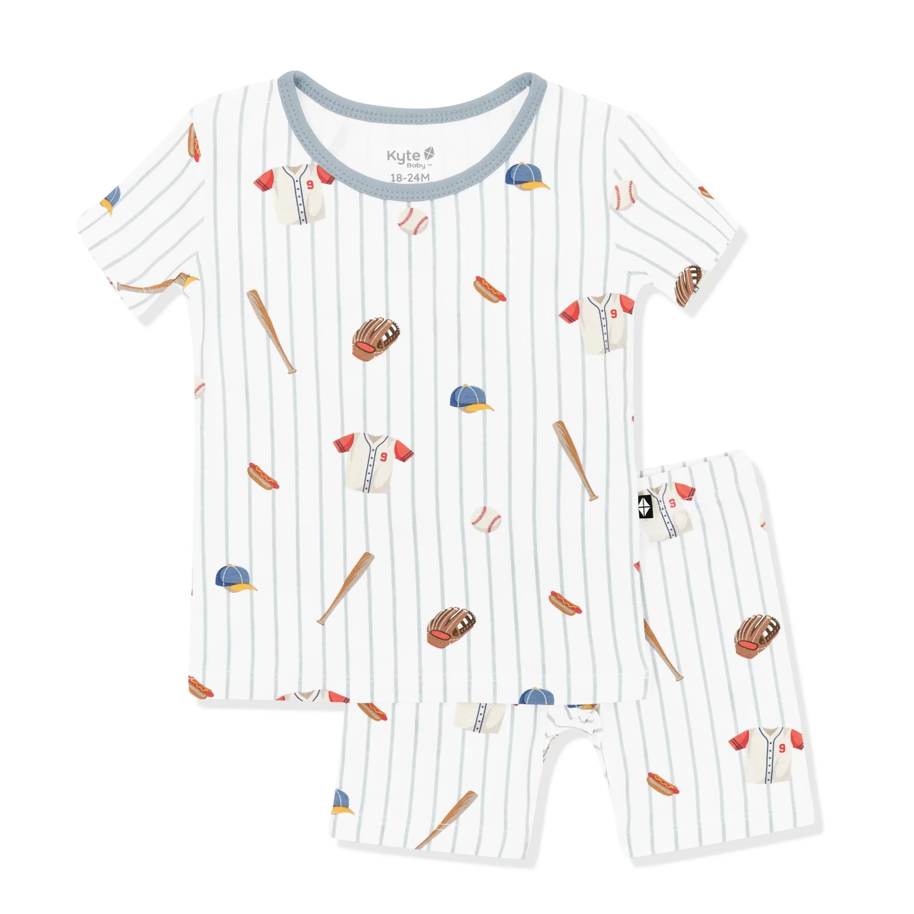 Short Sleeve Pajamas in Home Run Secondary image