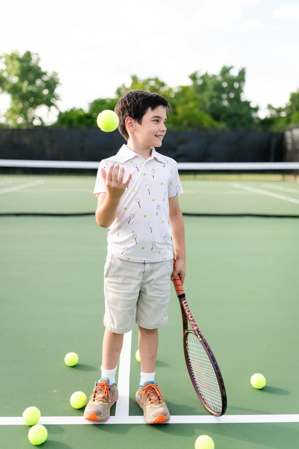 Toddler Short Sleeve Polo in Tennis Main image